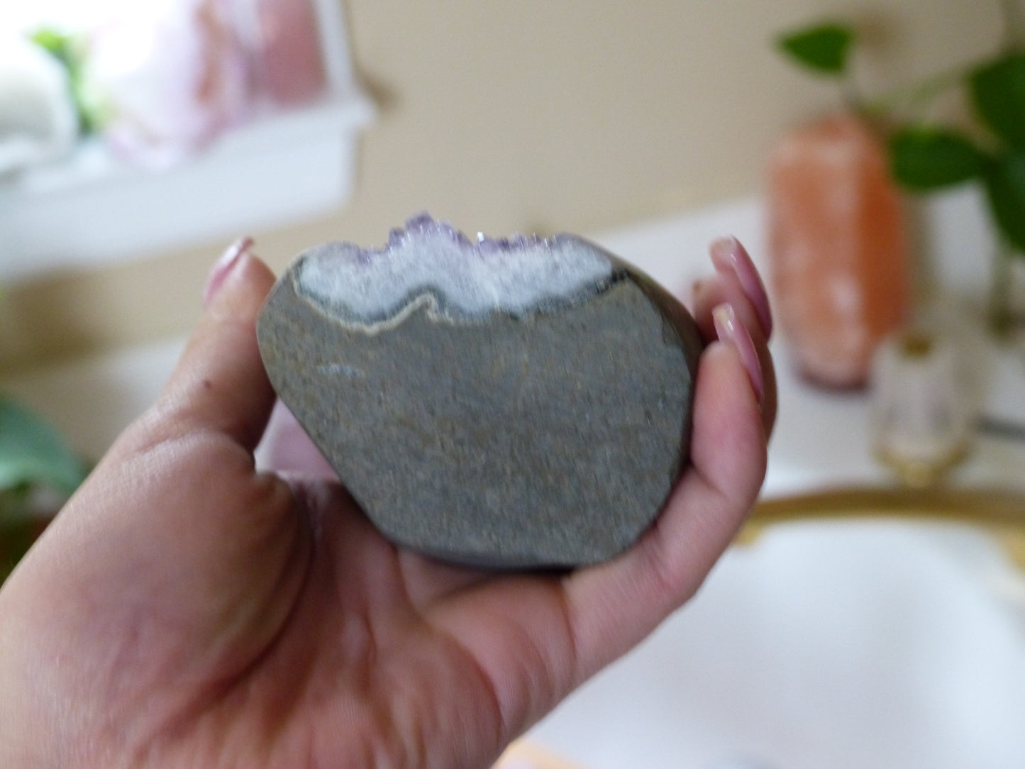 Amethyst Geode Free Form, Polished (#1) - Simply Affinity