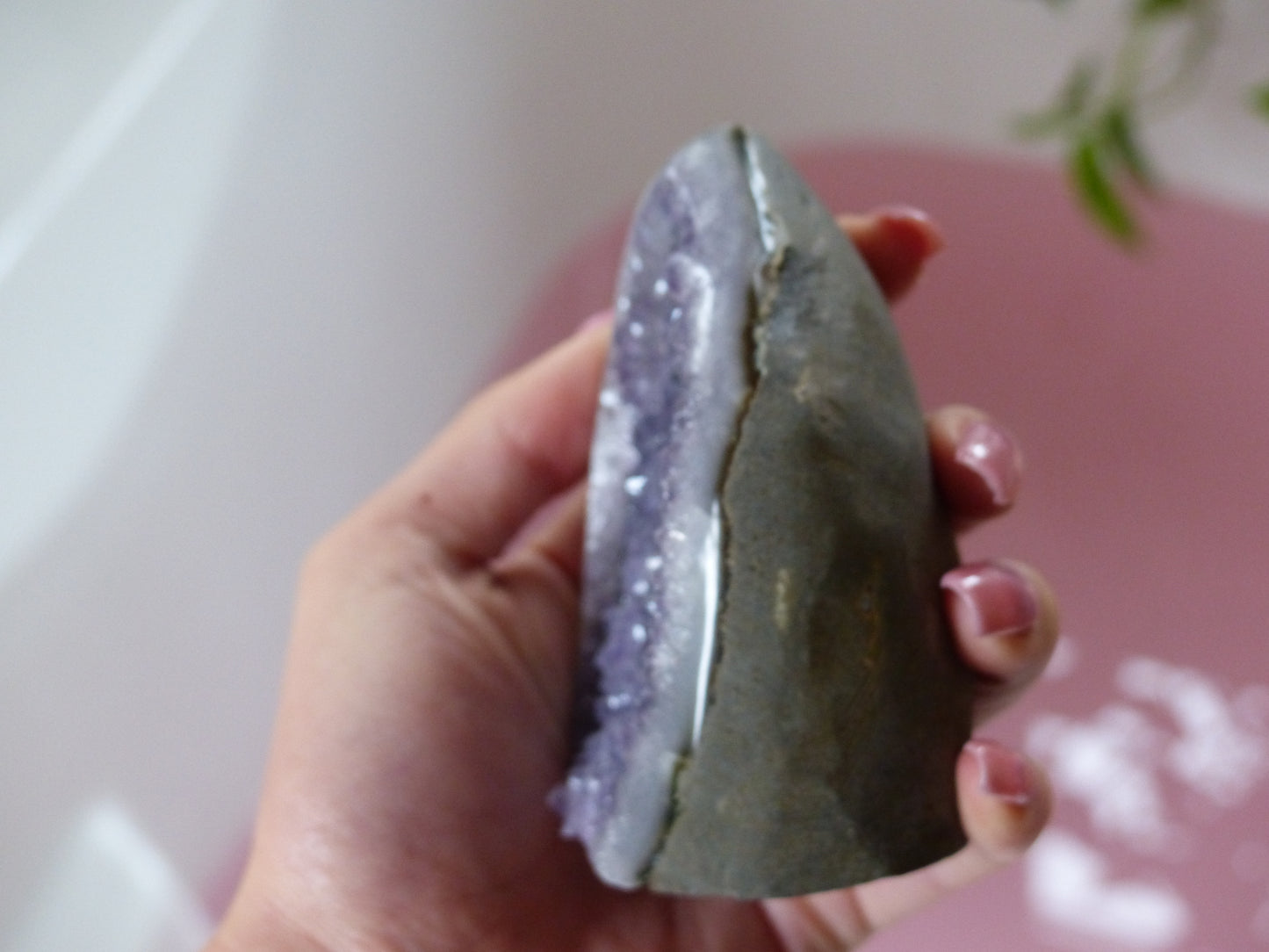 Amethyst Geode Free Form, Polished (#1) - Simply Affinity