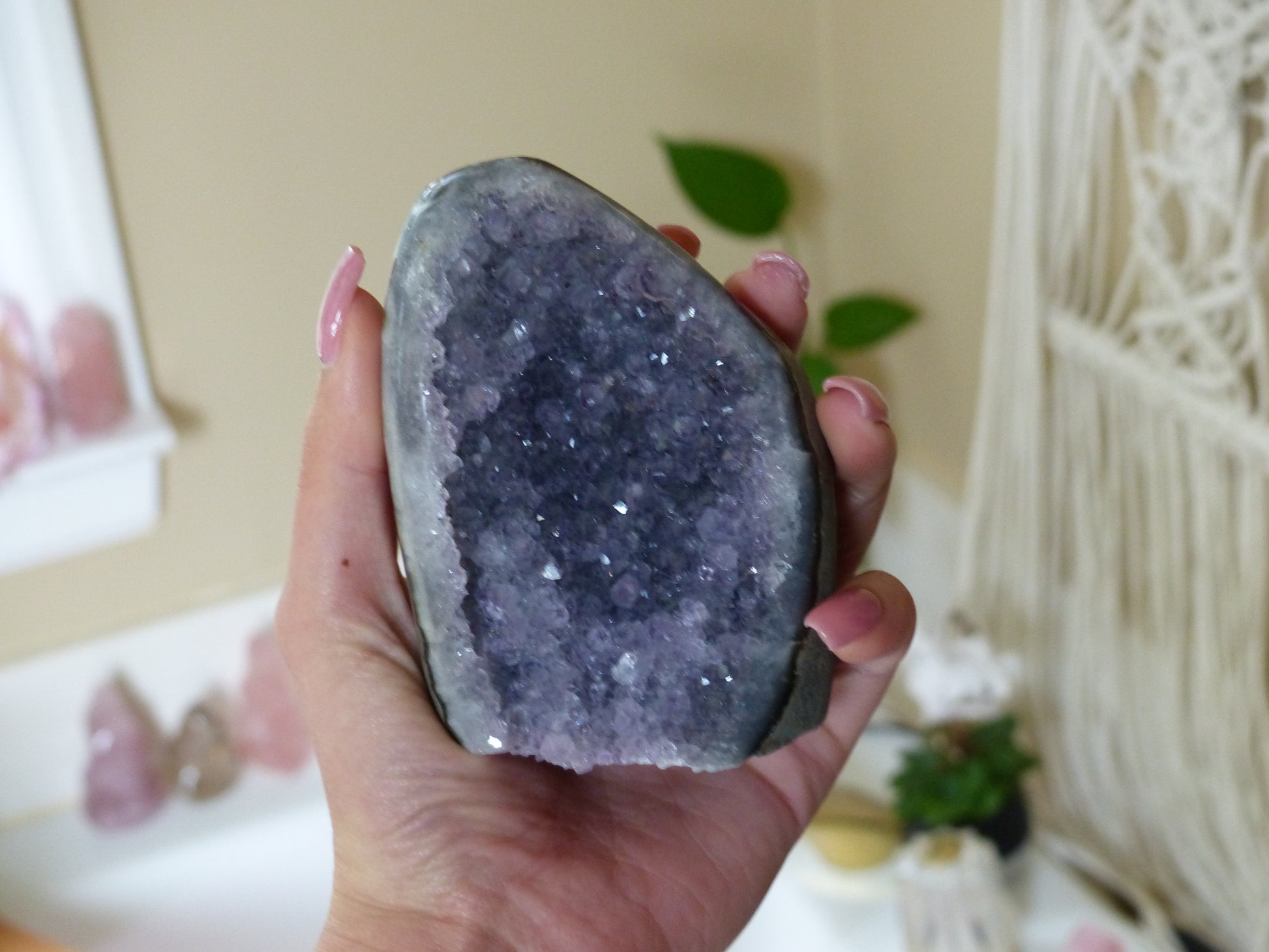 Amethyst Geode Free Form, Polished (#1) - Simply Affinity