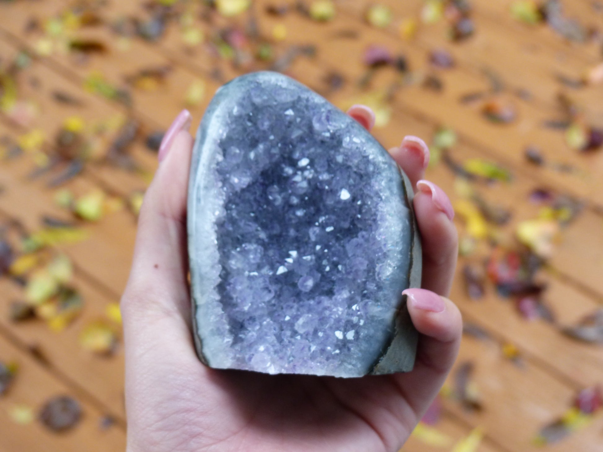 Amethyst Geode Free Form, Polished (#1) - Simply Affinity