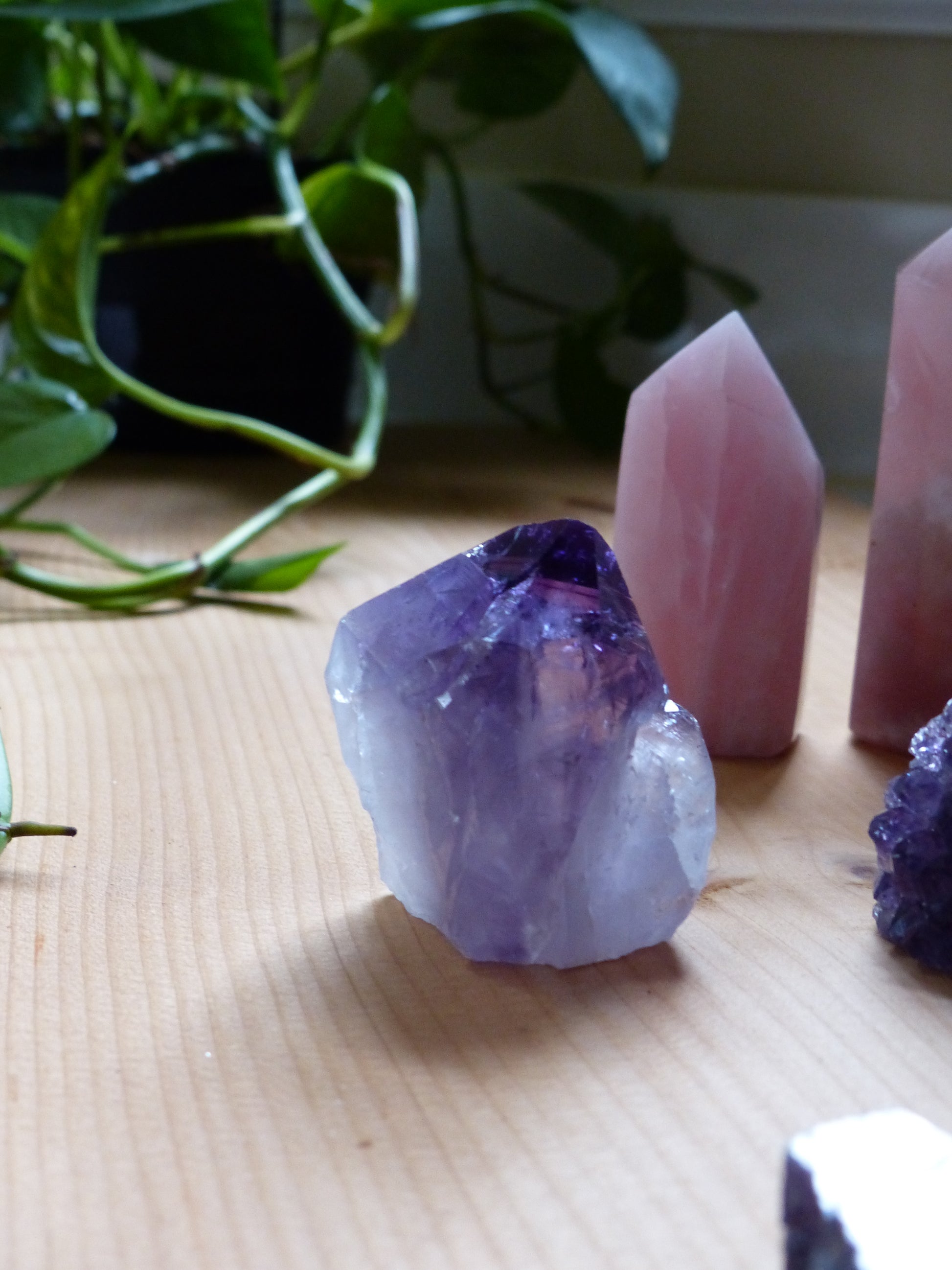Amethyst Point with Cut Base (#3) - Simply Affinity