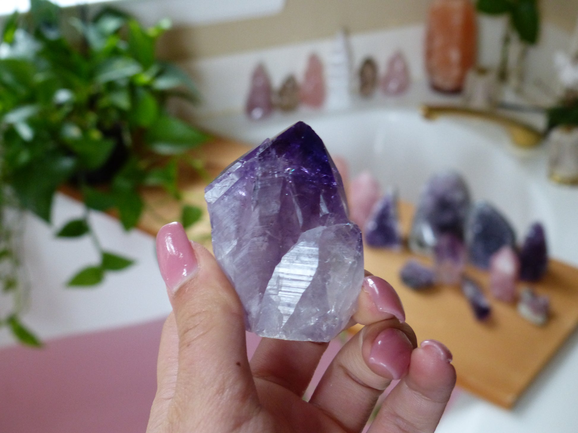 Amethyst Point with Cut Base (#3) - Simply Affinity