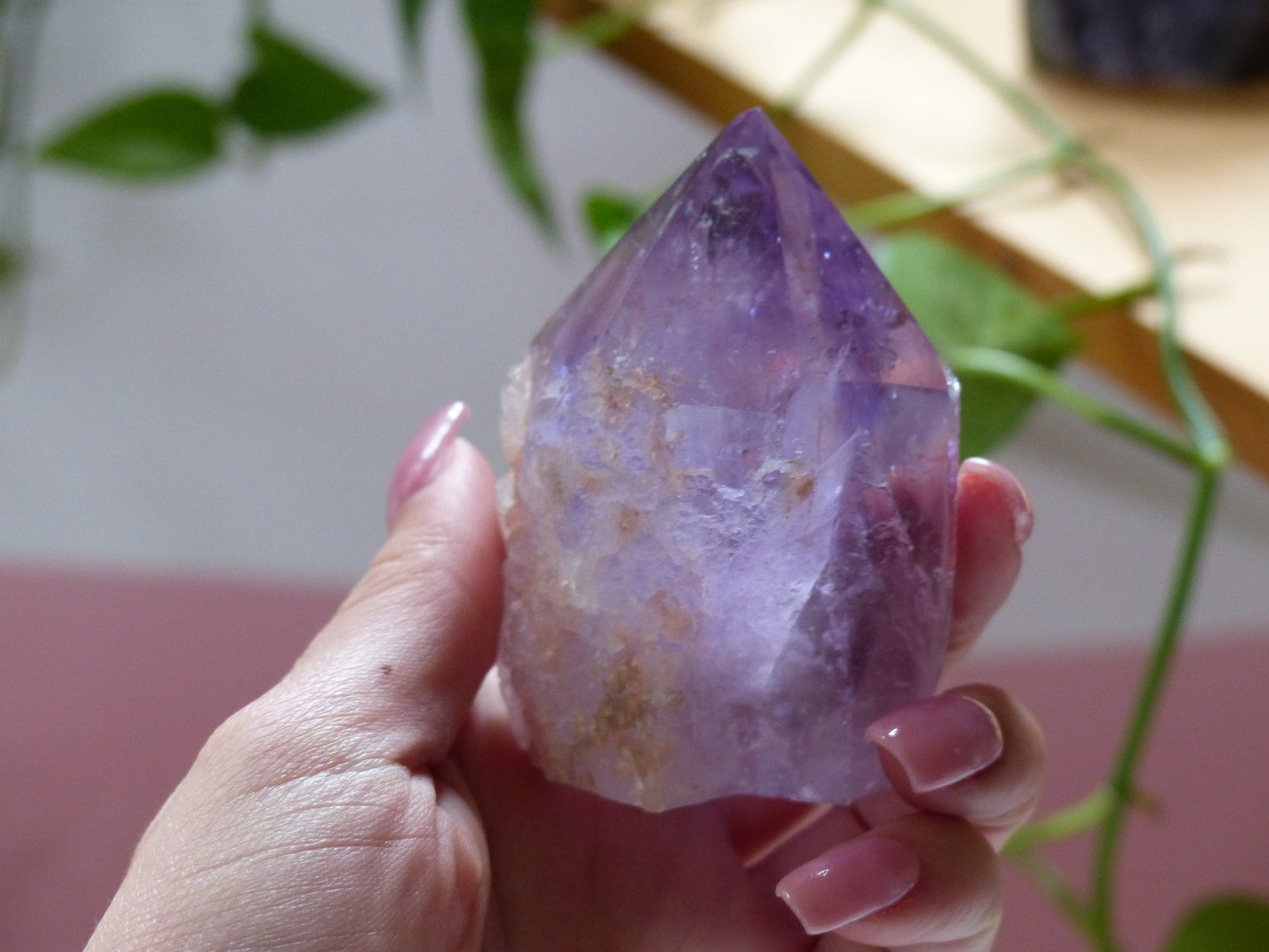 Amethyst Point, Polished Point with Rough Base (#4) - Simply Affinity