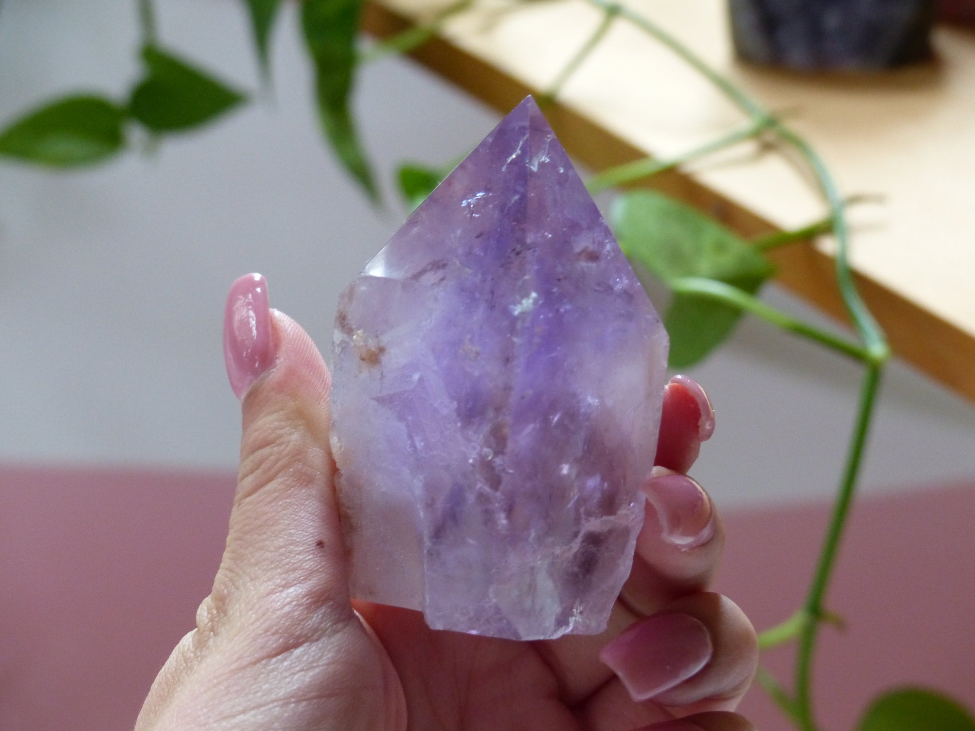 Amethyst Point, Polished Point with Rough Base (#4) - Simply Affinity