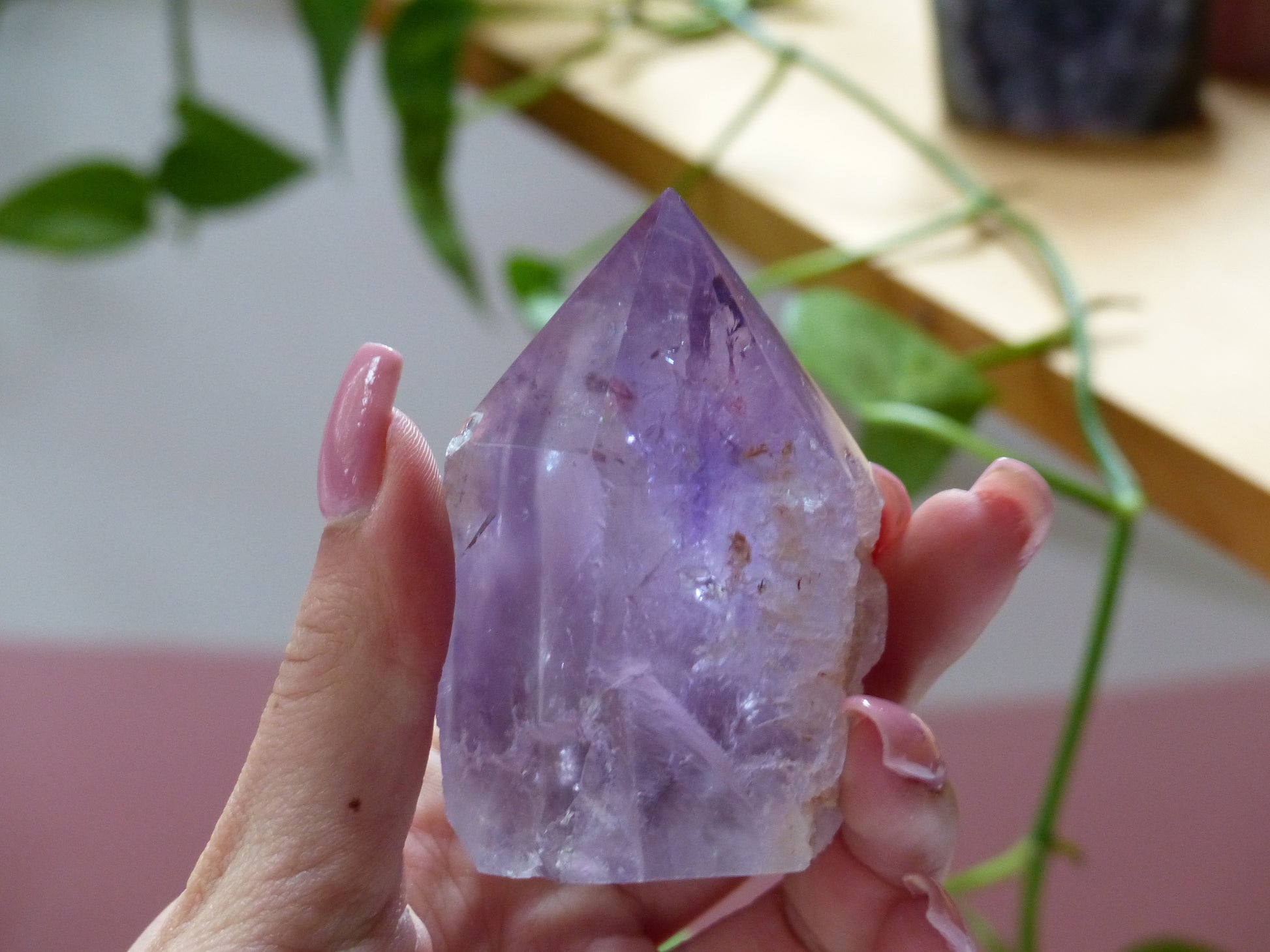 Amethyst Point, Polished Point with Rough Base (#4) - Simply Affinity