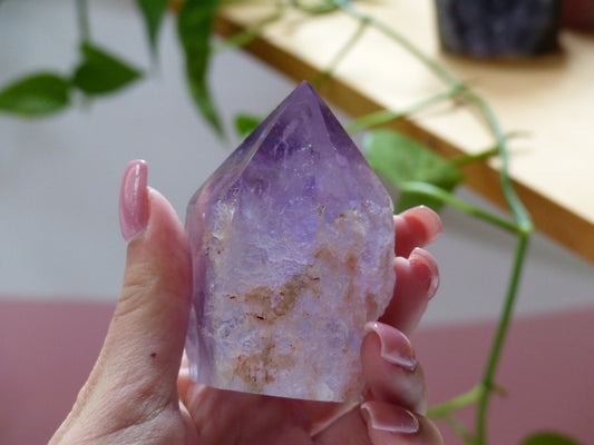 Amethyst Point, Polished Point with Rough Base (#4) - Simply Affinity