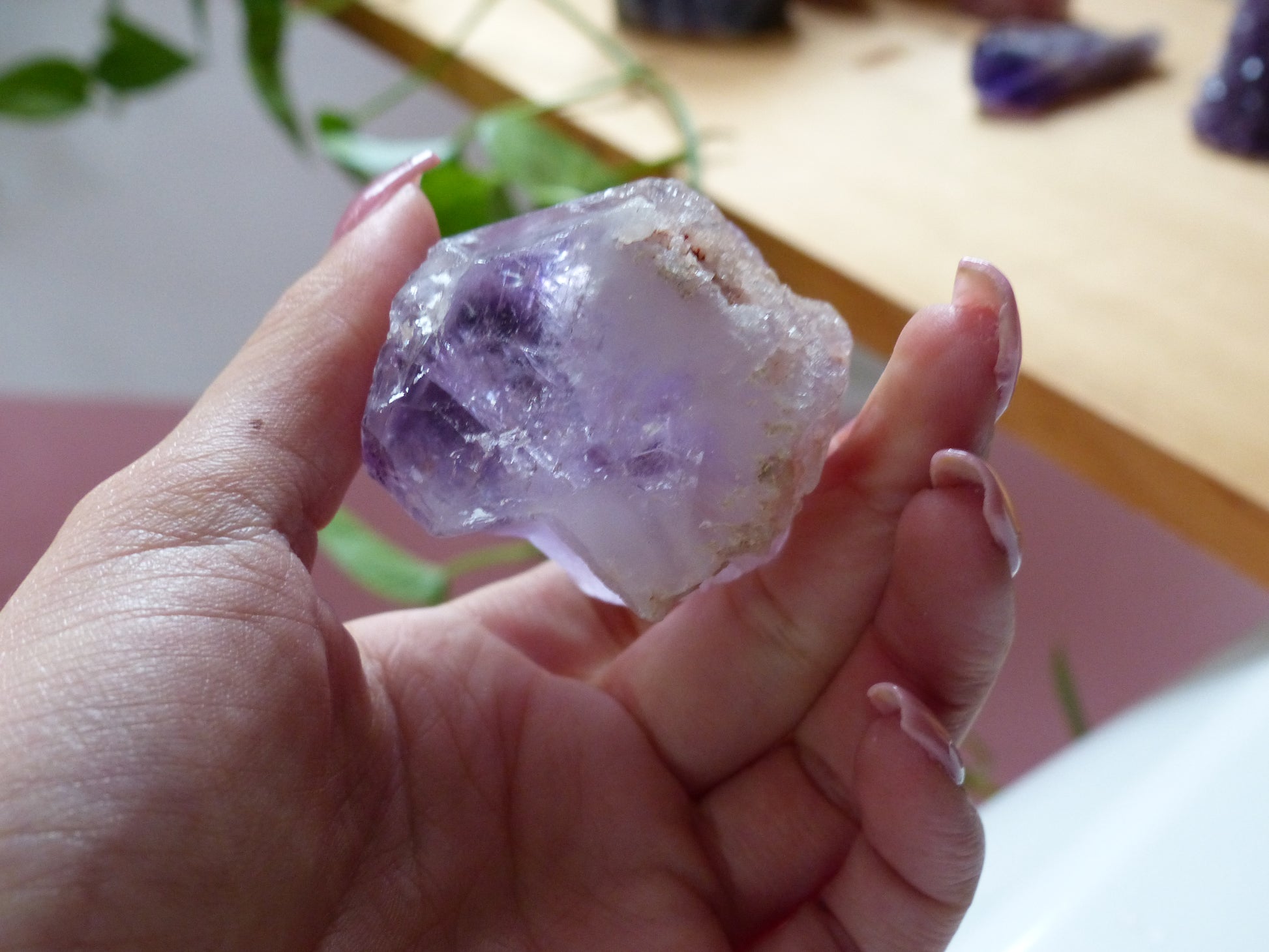 Amethyst Point, Polished Point with Rough Base (#4) - Simply Affinity