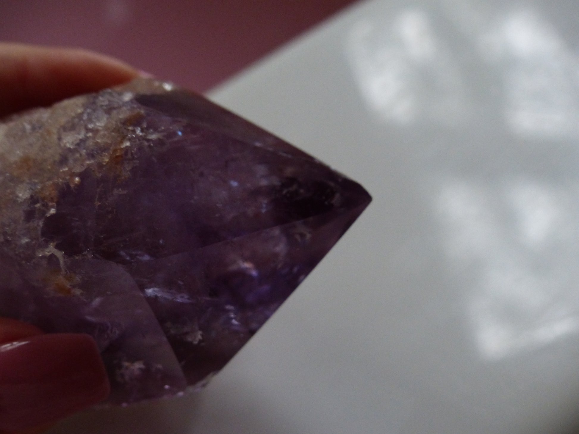 Amethyst Point, Polished Point with Rough Base (#4) - Simply Affinity