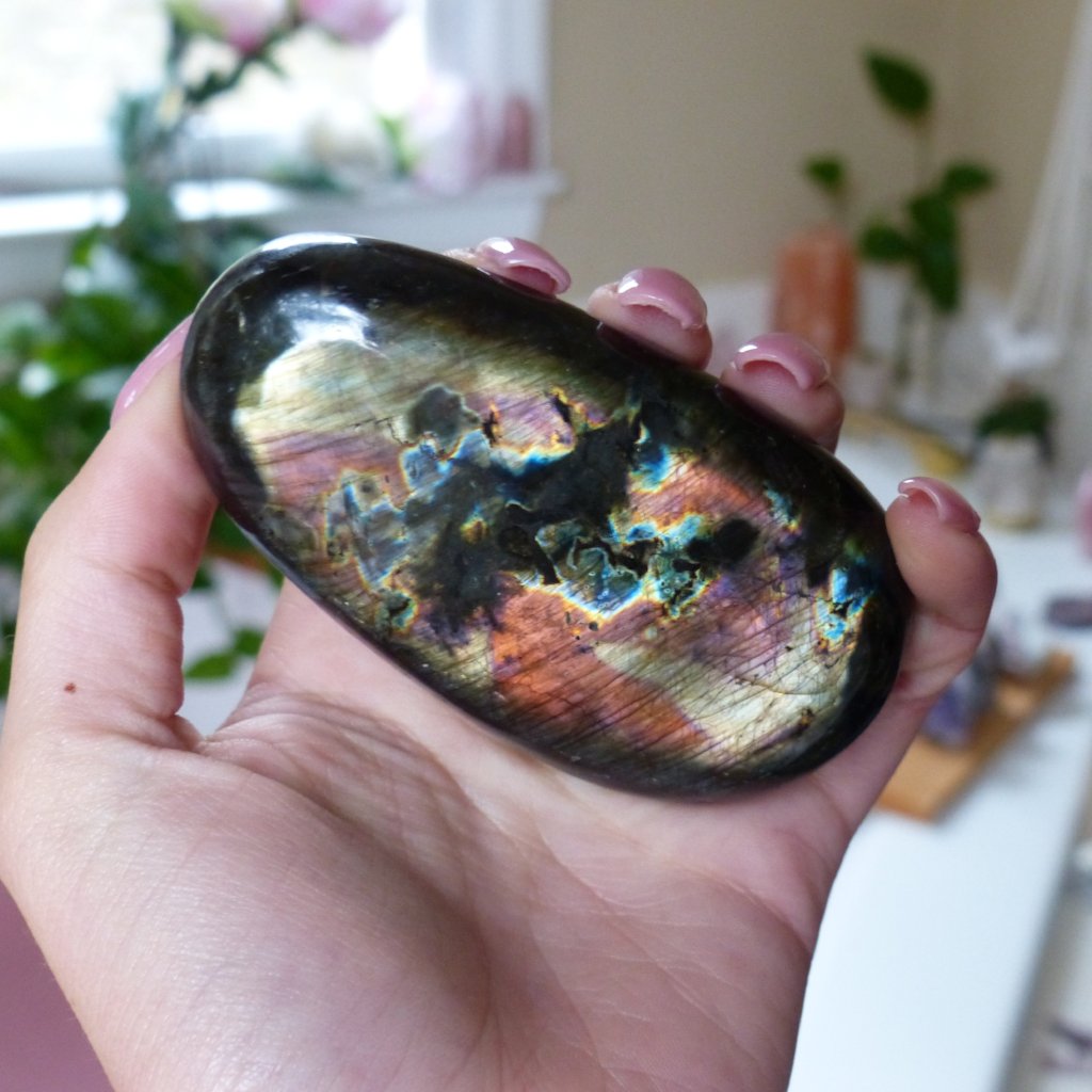 Labradorite Palm Stone (#59) - Simply Affinity