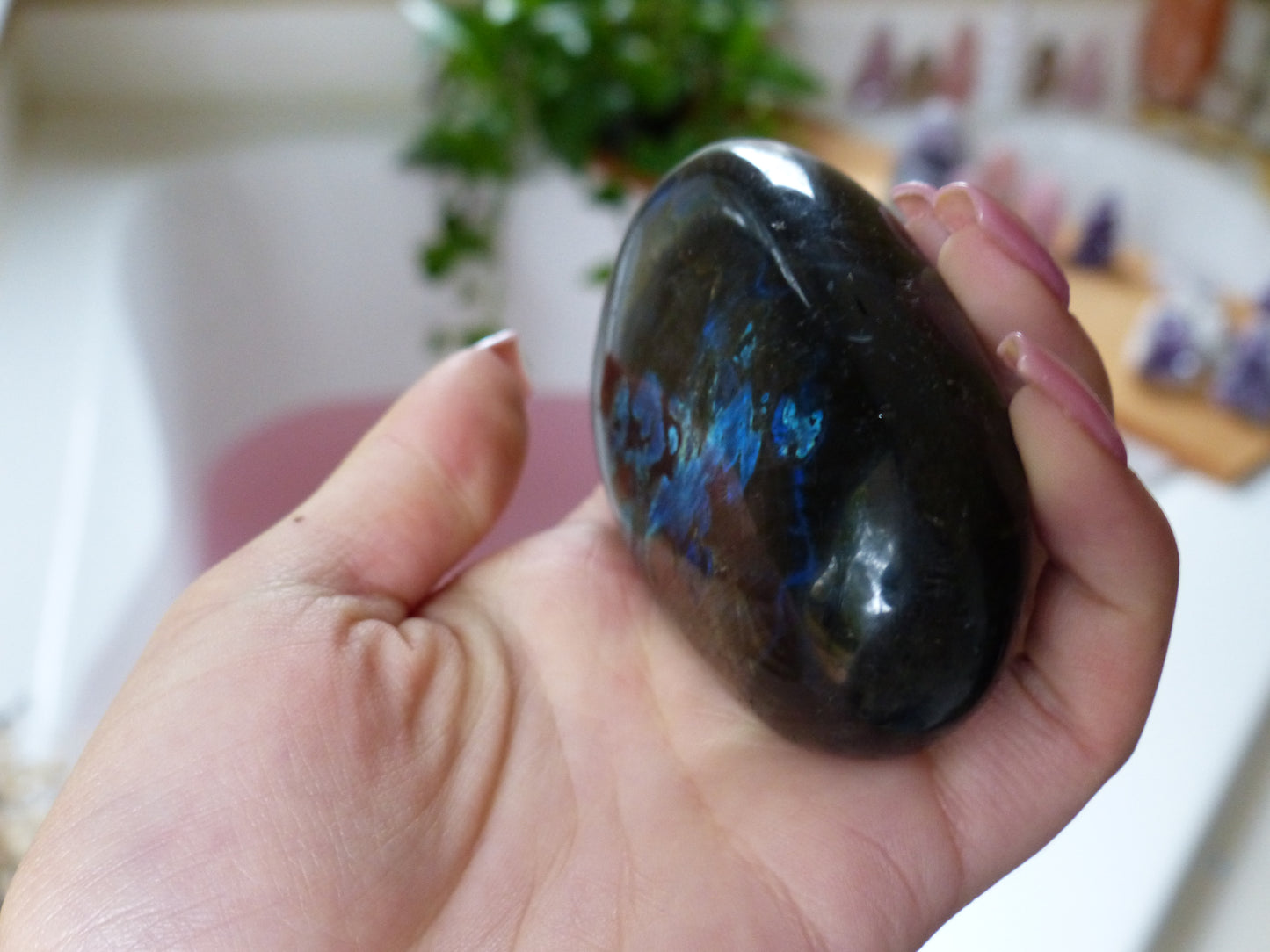 Labradorite Palm Stone (#59) - Simply Affinity