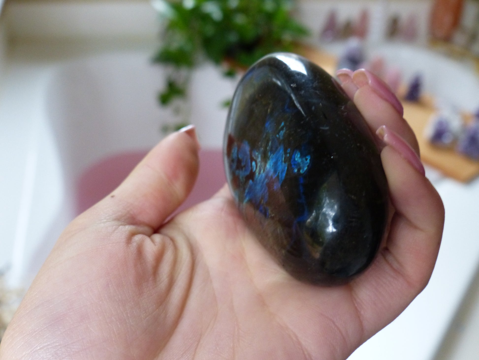 Labradorite Palm Stone (#59) - Simply Affinity