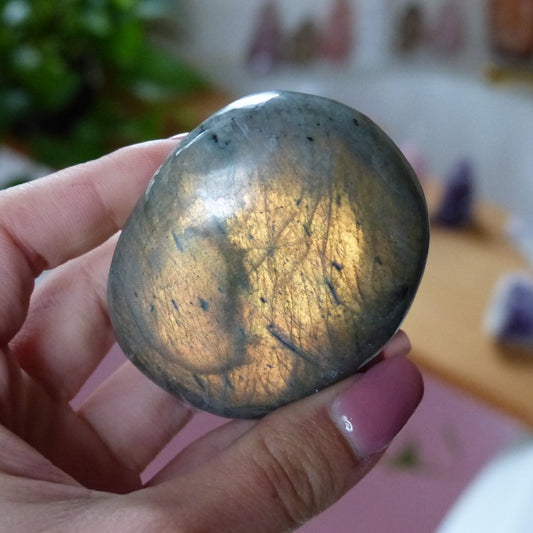 Labradorite Palm Stone (#24)