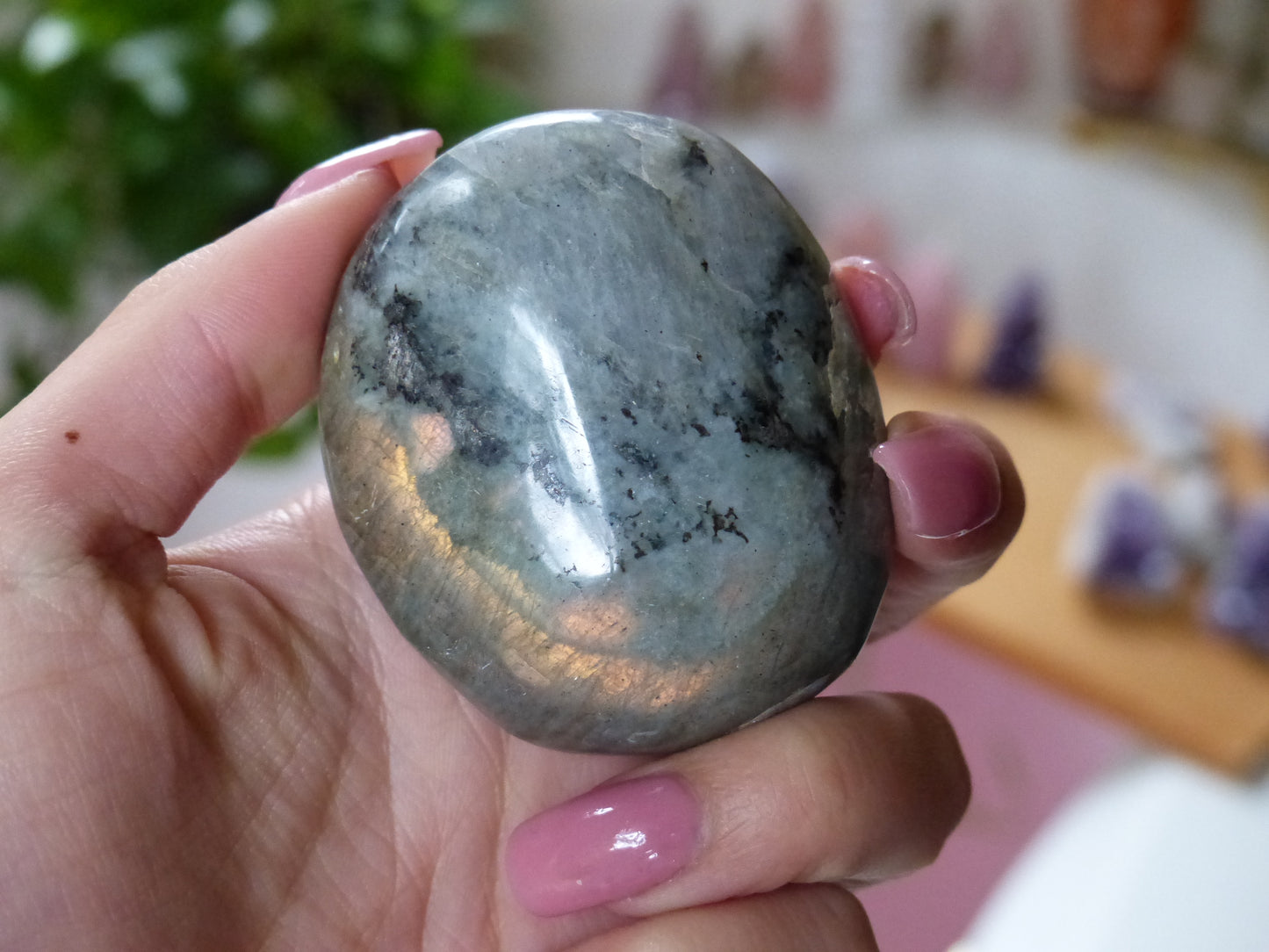 Labradorite Palm Stone (#24)