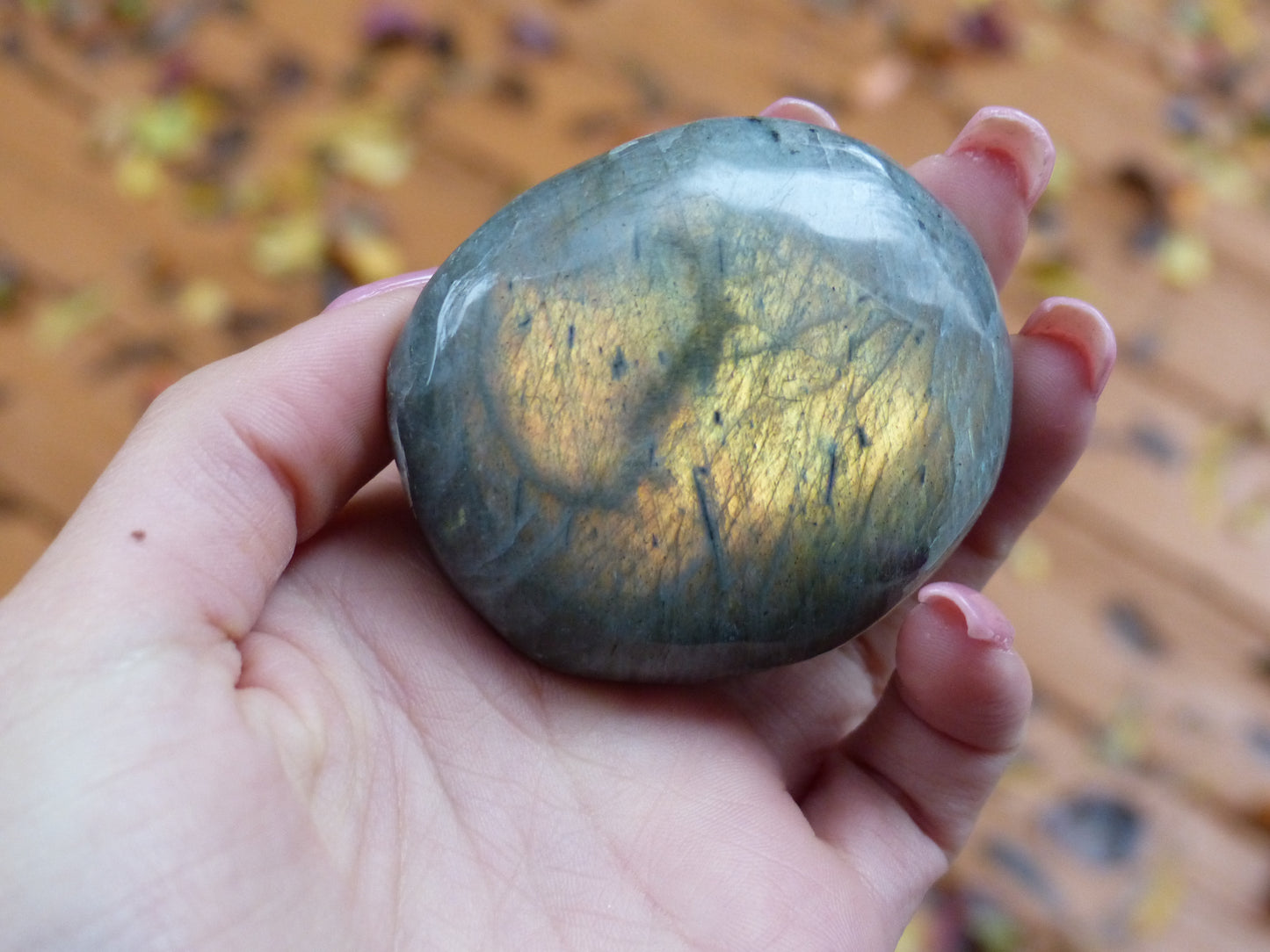 Labradorite Palm Stone (#24)
