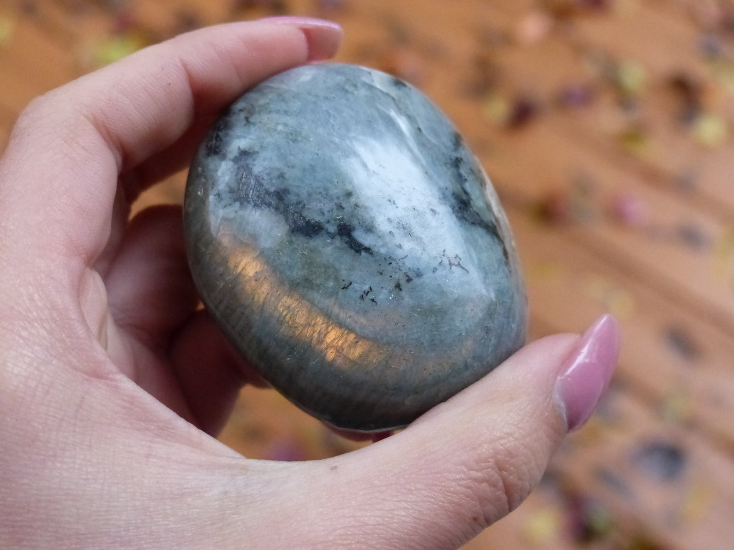 Labradorite Palm Stone (#24)
