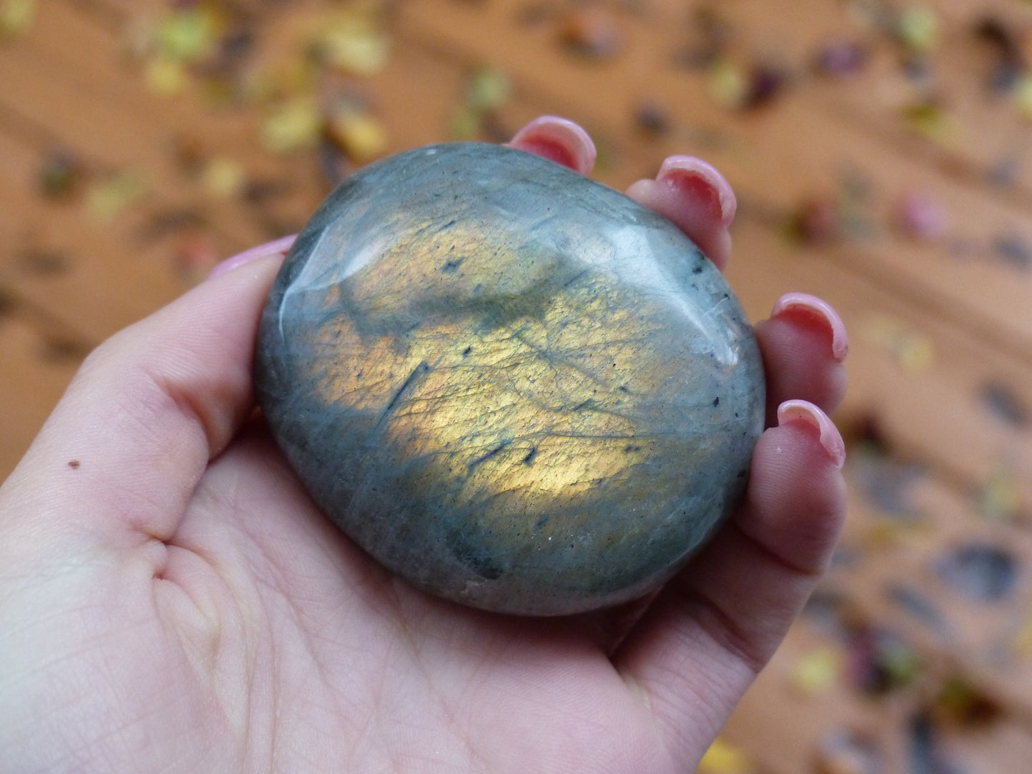 Labradorite Palm Stone (#24)