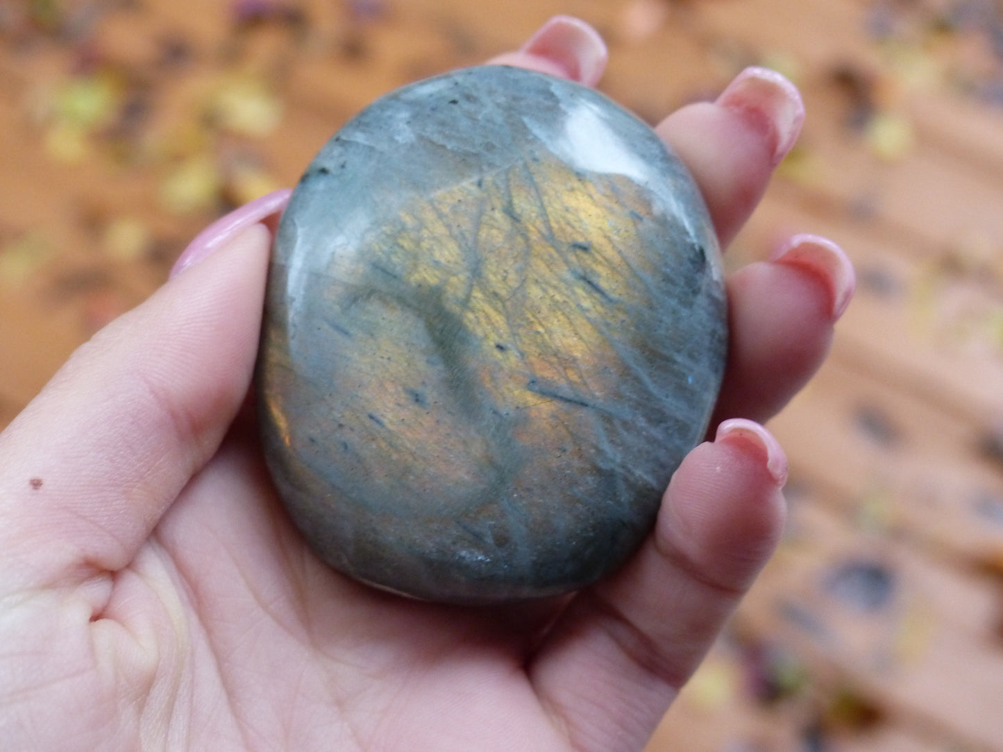 Labradorite Palm Stone (#24)