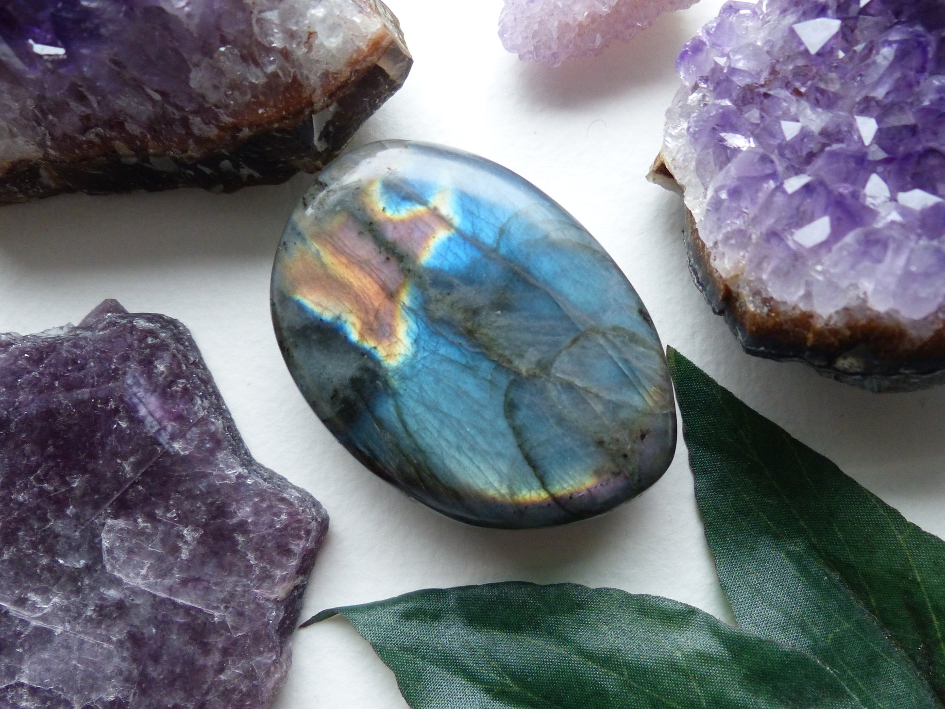 Labradorite Palm Stone (#12) - Simply Affinity