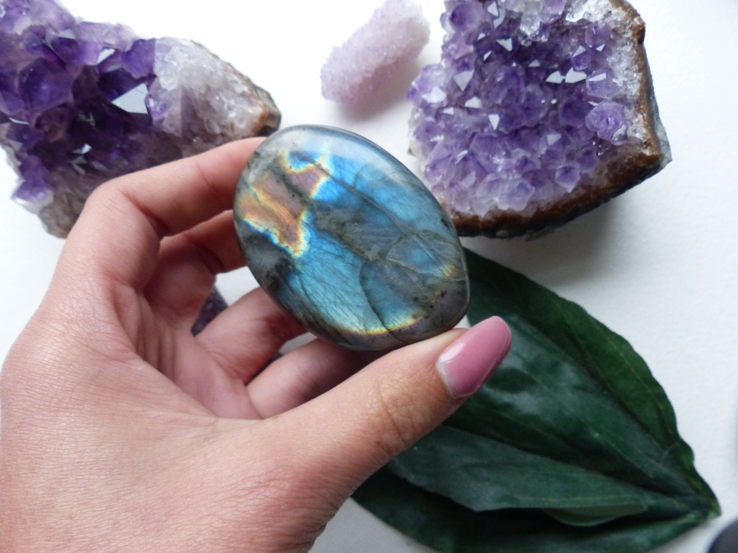 Labradorite Palm Stone (#12) - Simply Affinity