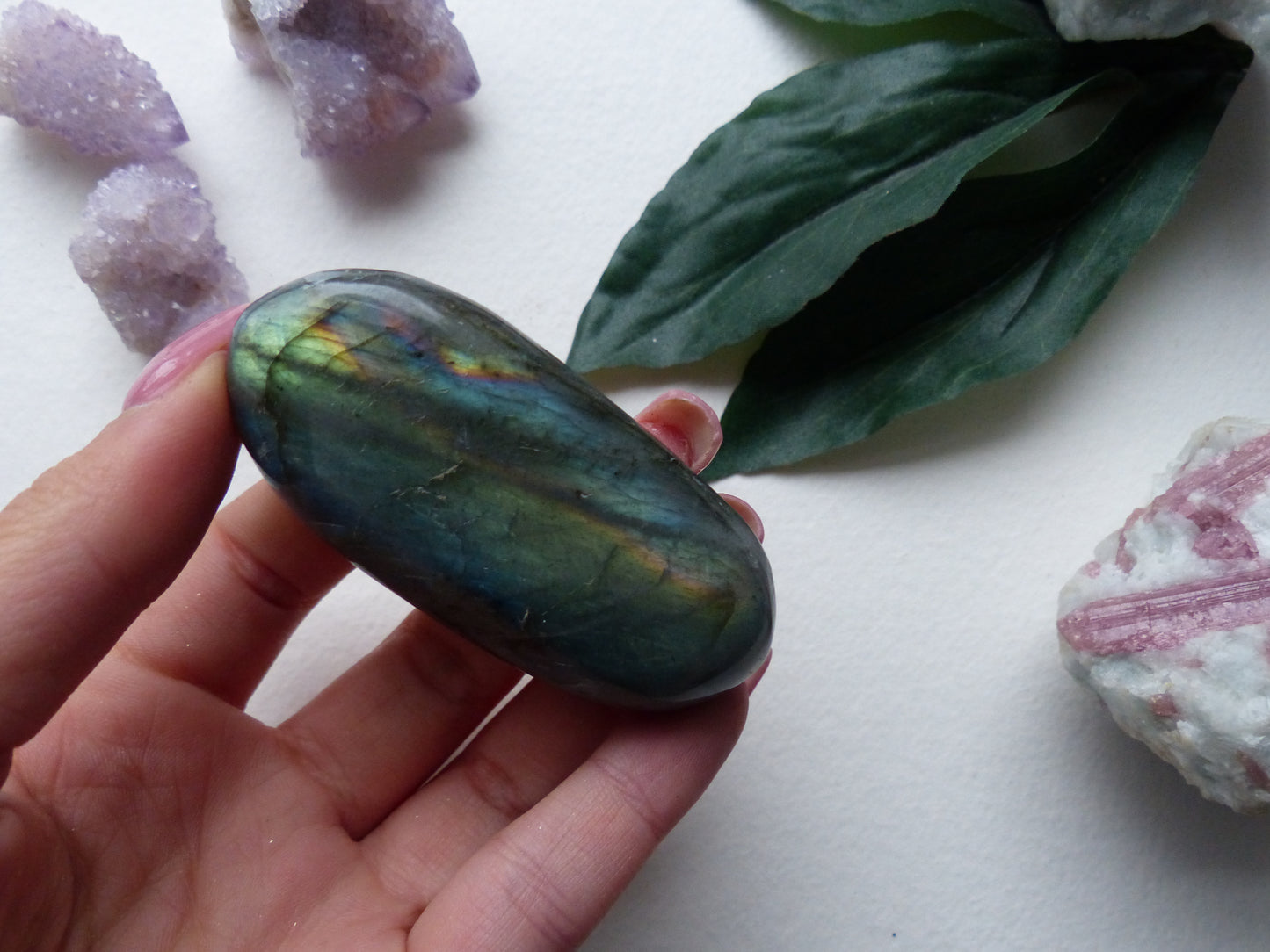 Labradorite Palm Stone (#4) - Simply Affinity