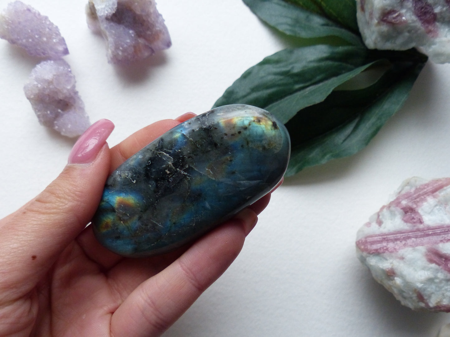 Labradorite Palm Stone (#4) - Simply Affinity