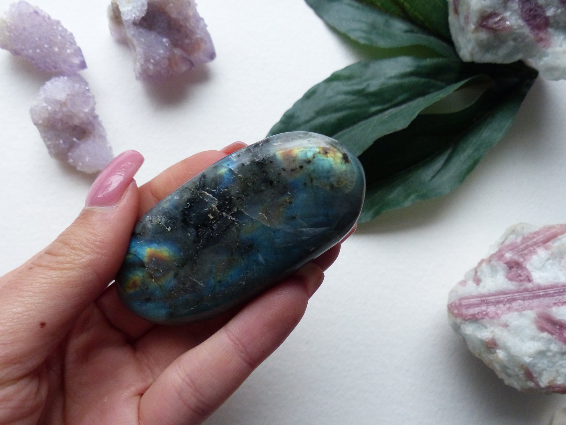 Labradorite Palm Stone (#4) - Simply Affinity