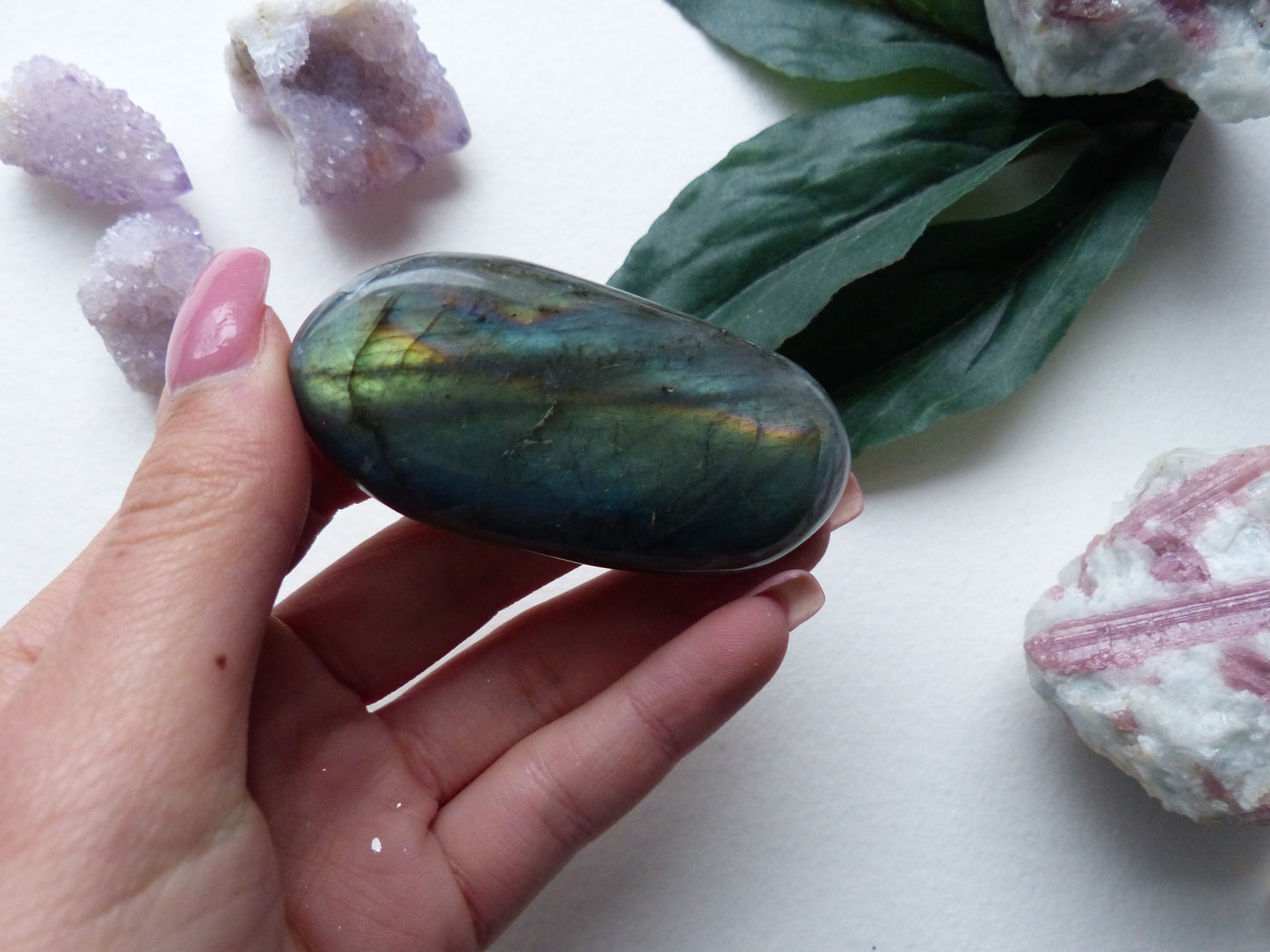 Labradorite Palm Stone (#4) - Simply Affinity