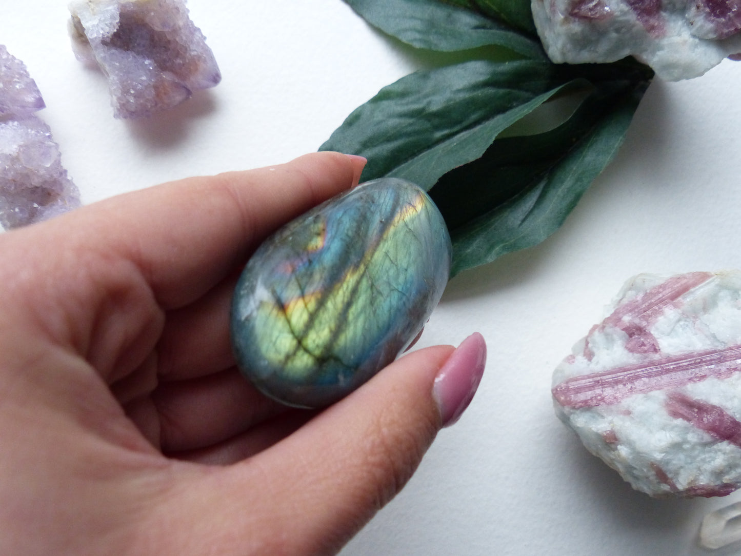 Labradorite Palm Stone (#4) - Simply Affinity