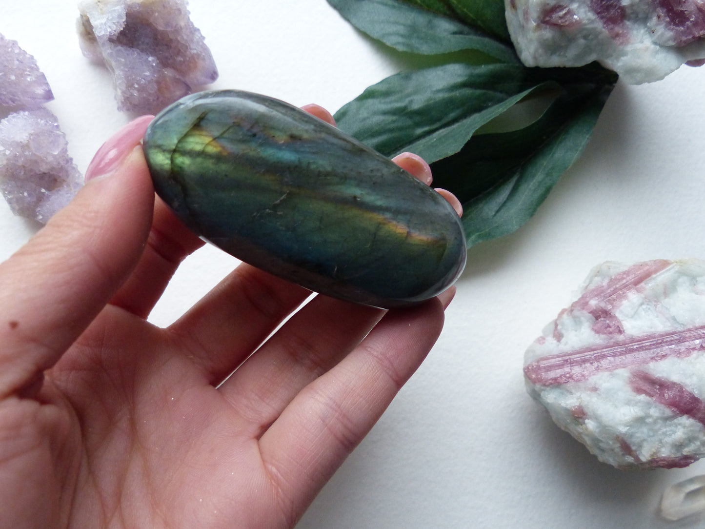 Labradorite Palm Stone (#4) - Simply Affinity