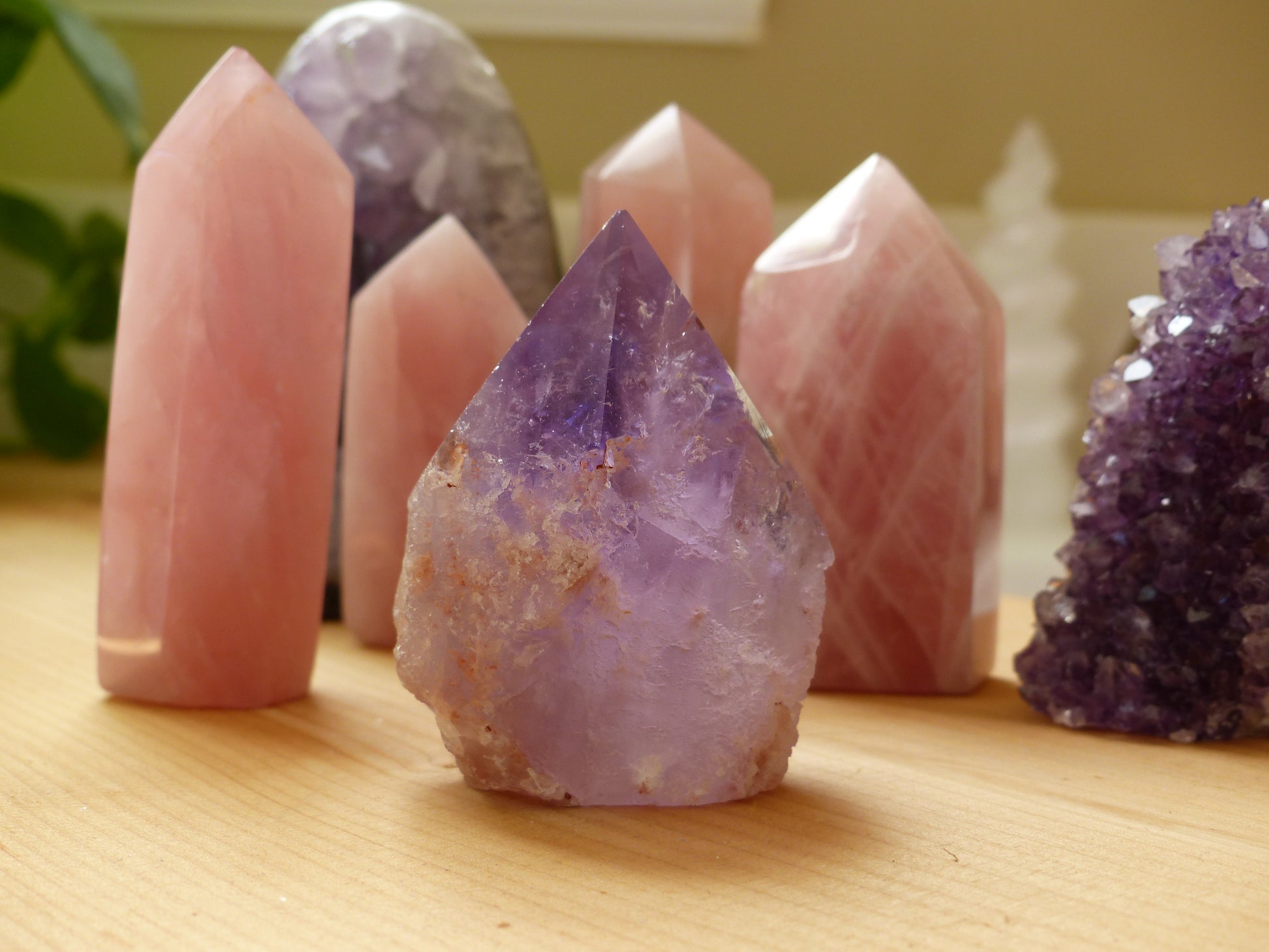 Amethyst Point, Polished Point with Rough Base (#5) - Simply Affinity