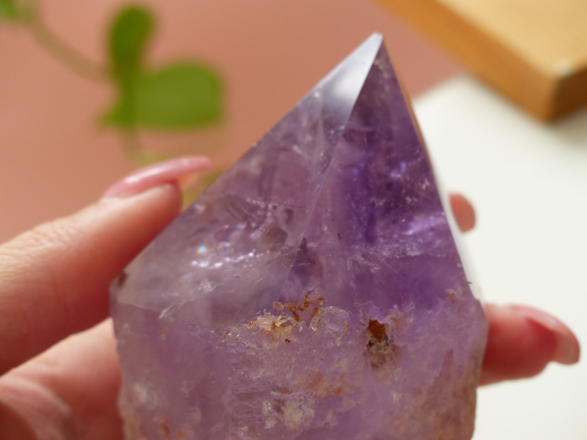 Amethyst Point, Polished Point with Rough Base (#5) - Simply Affinity