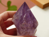 Amethyst Point, Polished Point with Rough Base (#5) - Simply Affinity