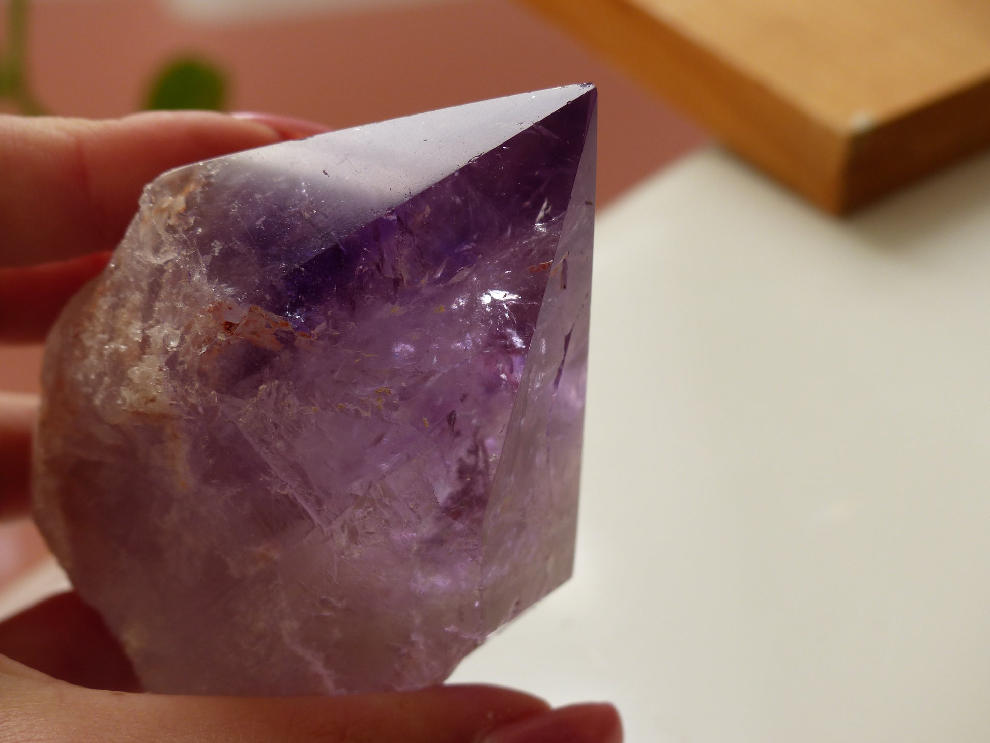 Amethyst Point, Polished Point with Rough Base (#5) - Simply Affinity