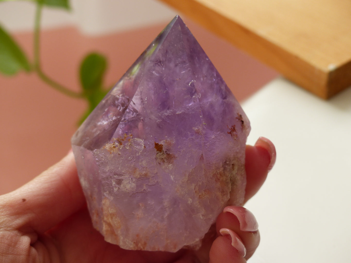 Amethyst Point, Polished Point with Rough Base (#5) - Simply Affinity