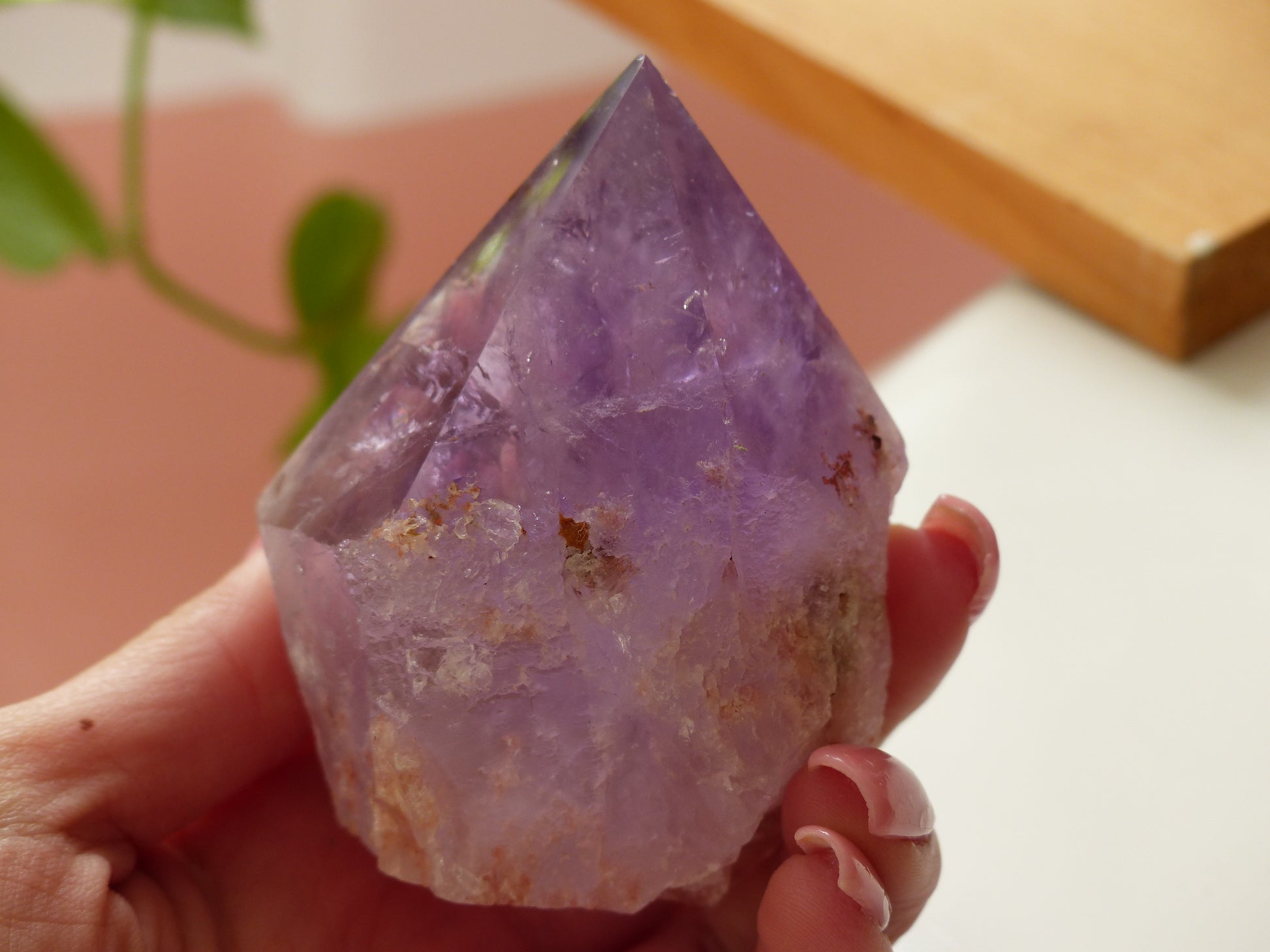 Amethyst Point, Polished Point with Rough Base (#5) - Simply Affinity