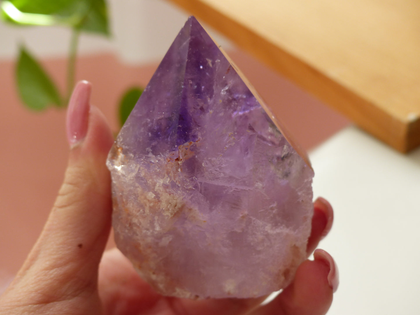 Amethyst Point, Polished Point with Rough Base (#5) - Simply Affinity