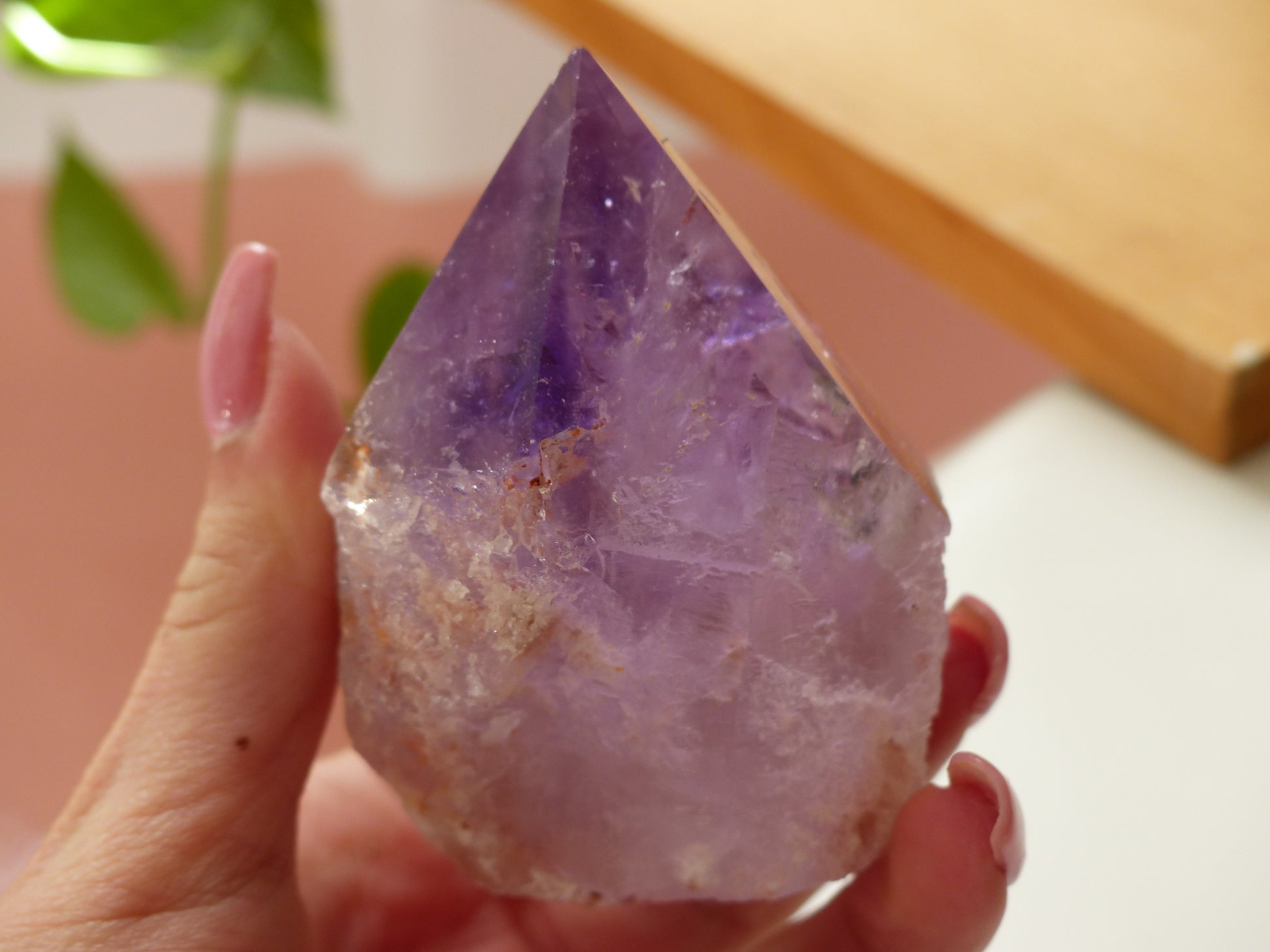 Amethyst Point, Polished Point with Rough Base (#5) - Simply Affinity