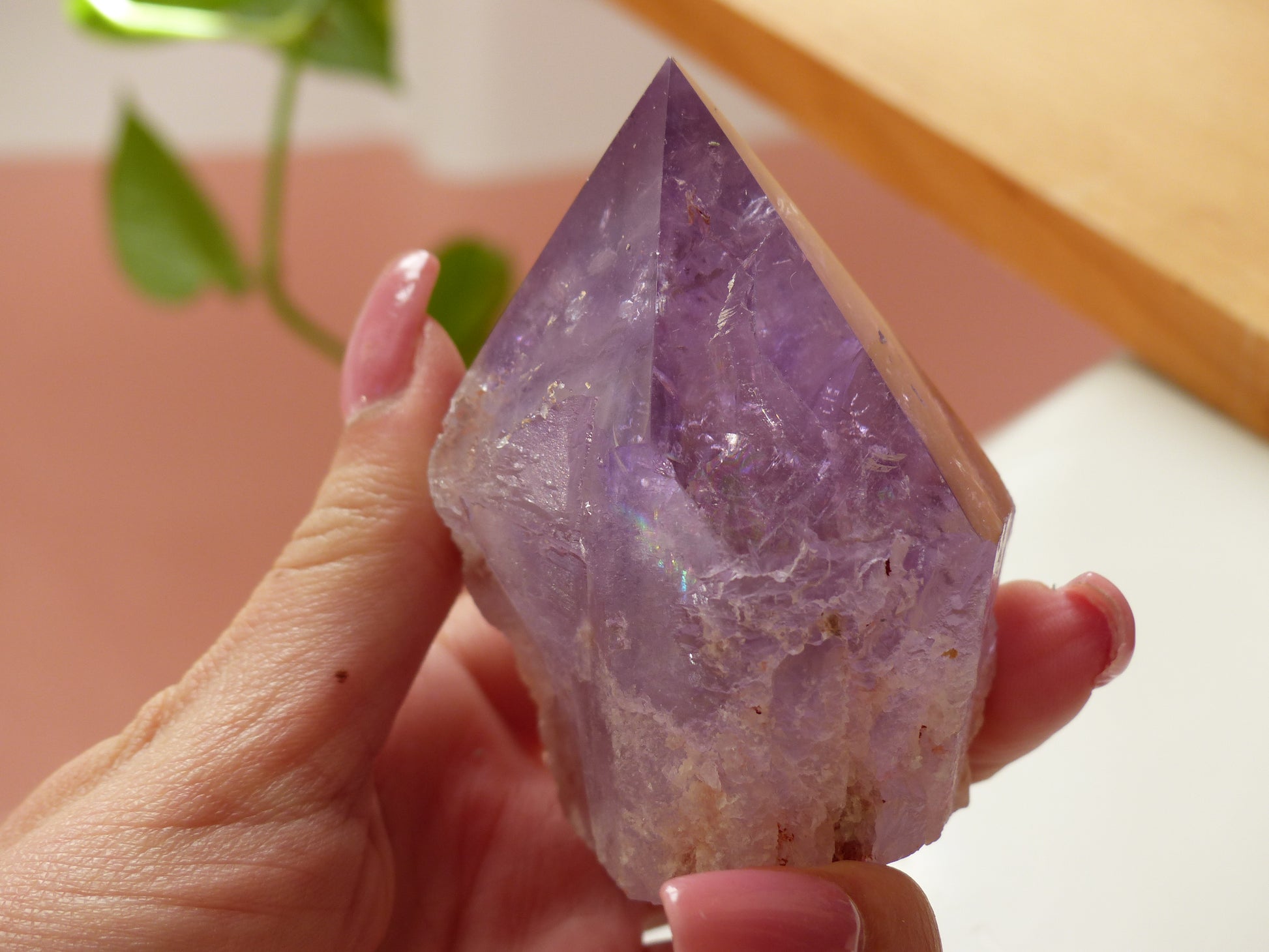 Amethyst Point, Polished Point with Rough Base (#5) - Simply Affinity