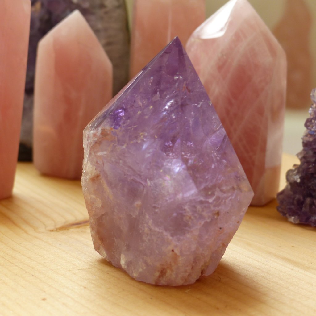 Amethyst Point, Polished Point with Rough Base (#5) - Simply Affinity