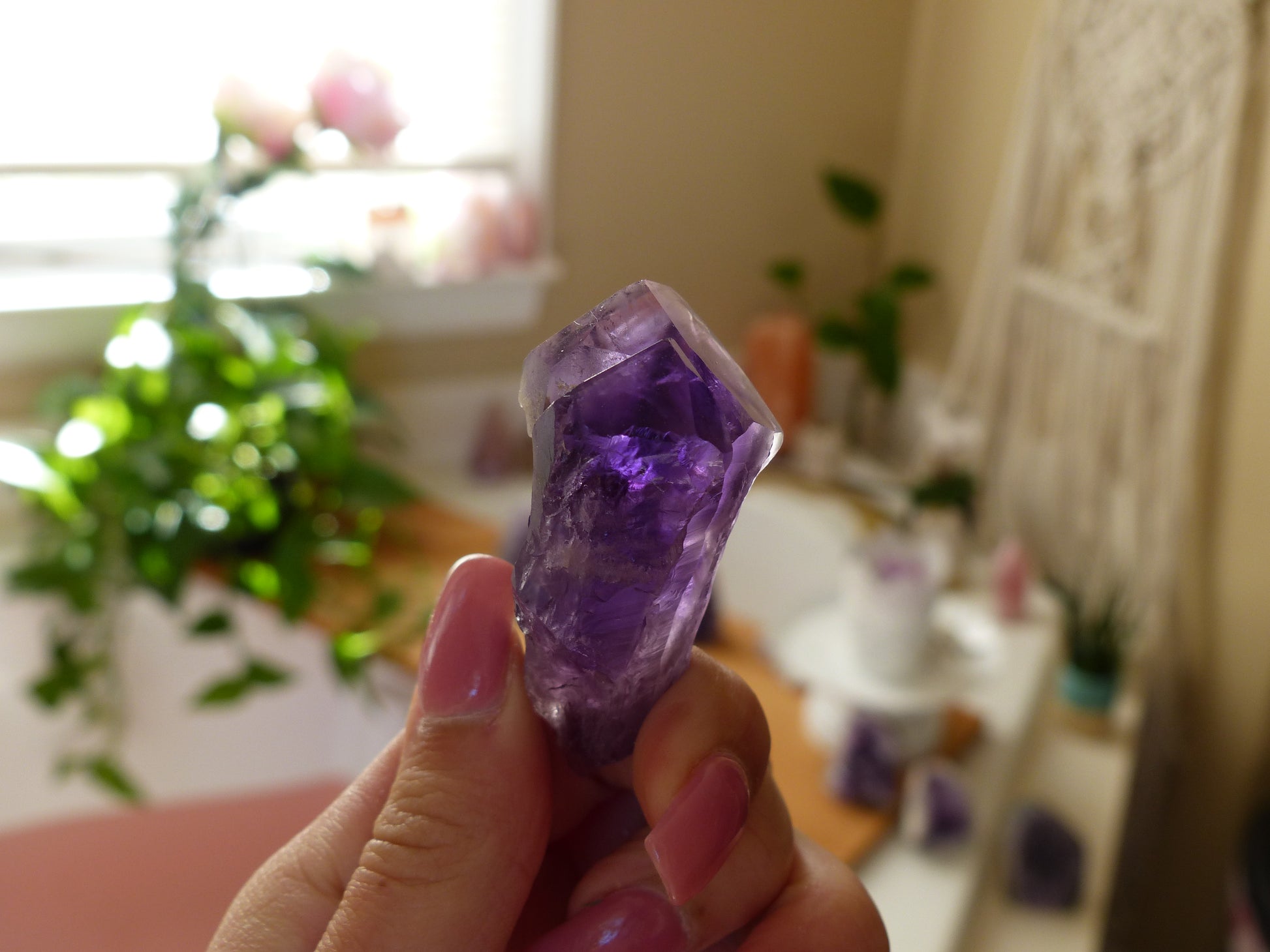 Amethyst Point, Amethyst Elestial Point from Brazil (#4) - Simply Affinity