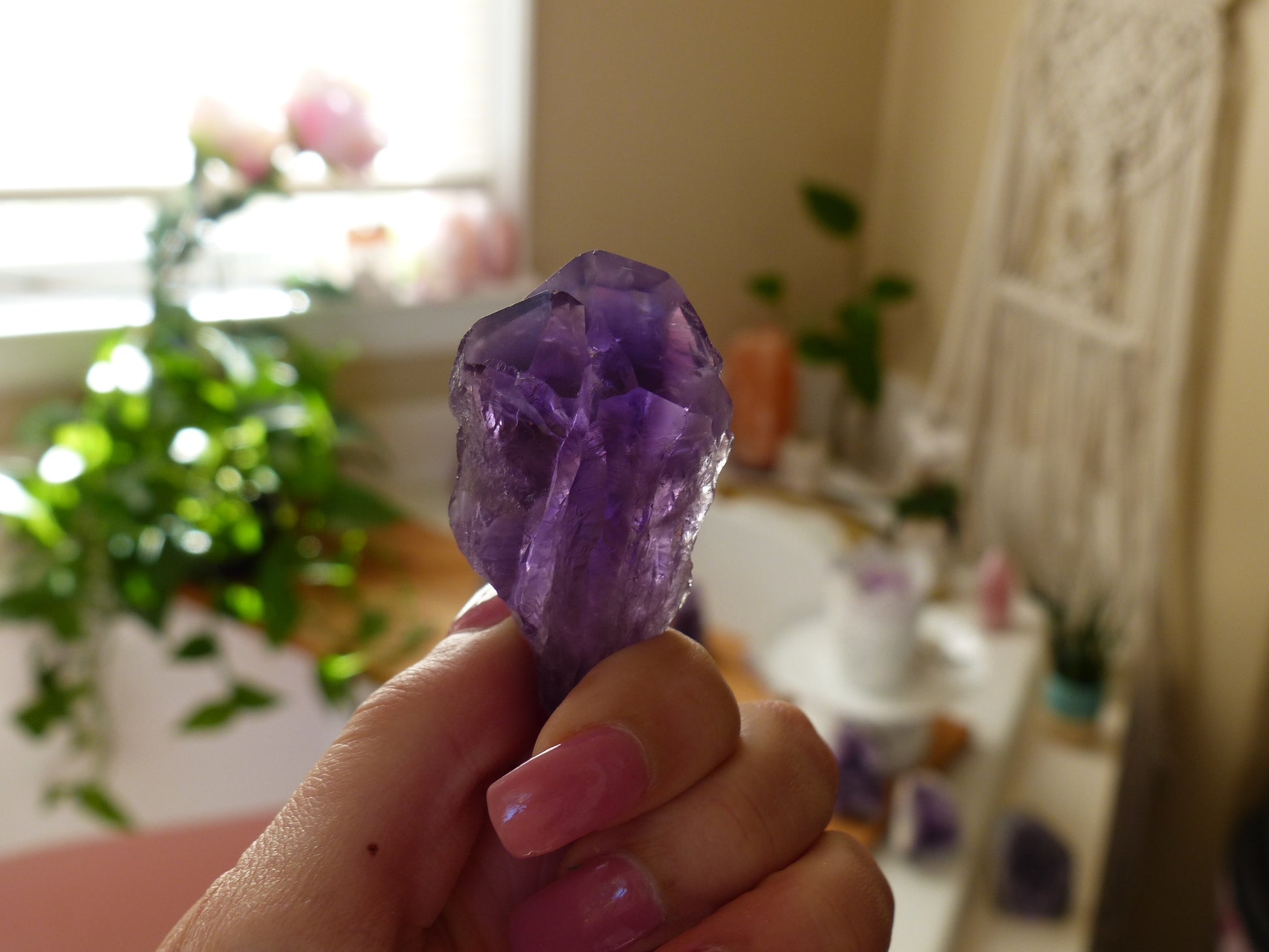 Amethyst Point, Amethyst Elestial Point from Brazil (#4) - Simply Affinity