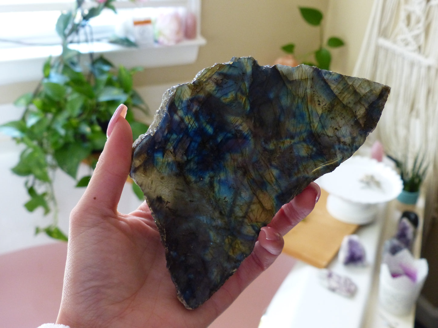 Labradorite Slab, Both Sides Polished (#19) - Simply Affinity