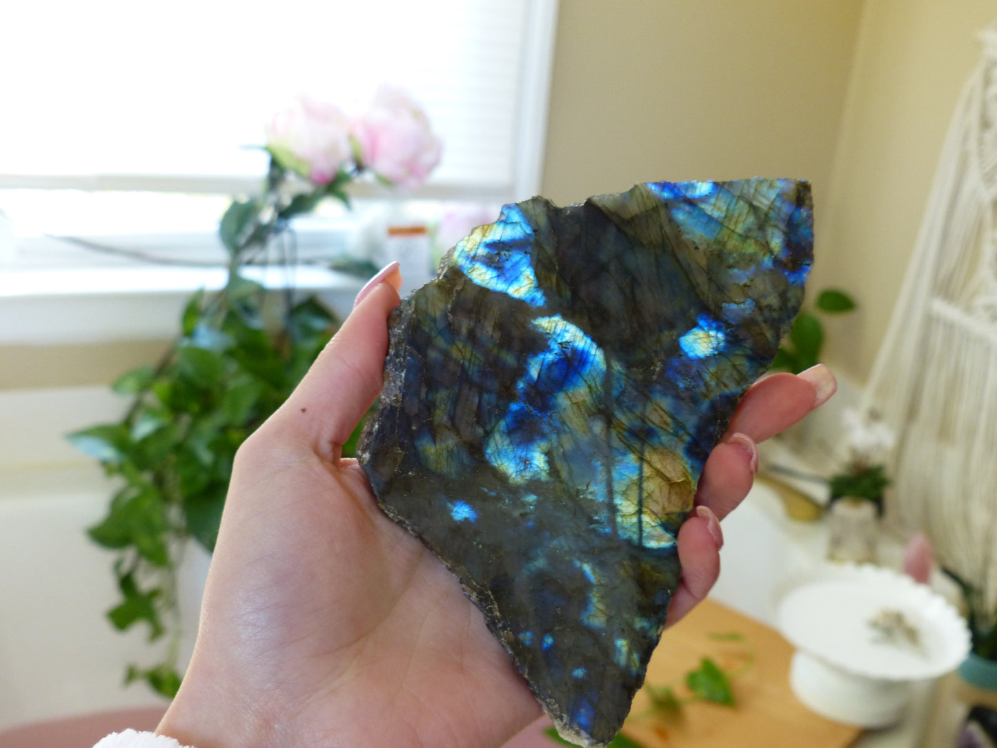 Labradorite Slab, Both Sides Polished (#19) - Simply Affinity