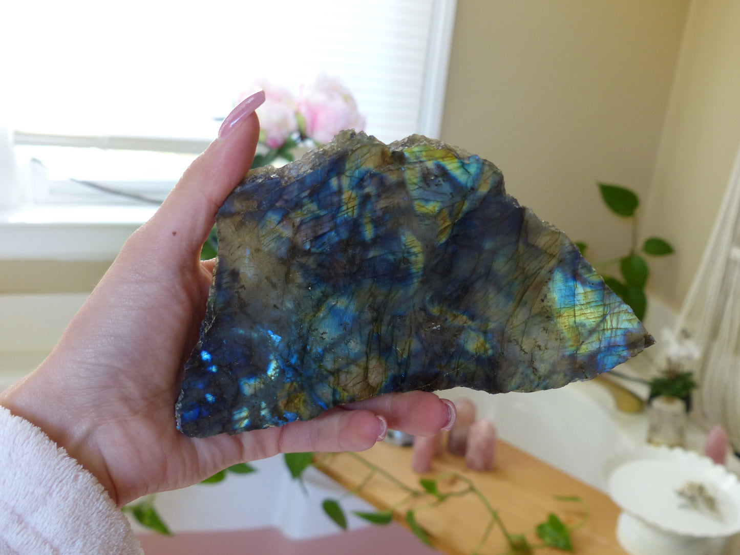 Labradorite Slab, Both Sides Polished (#19) - Simply Affinity