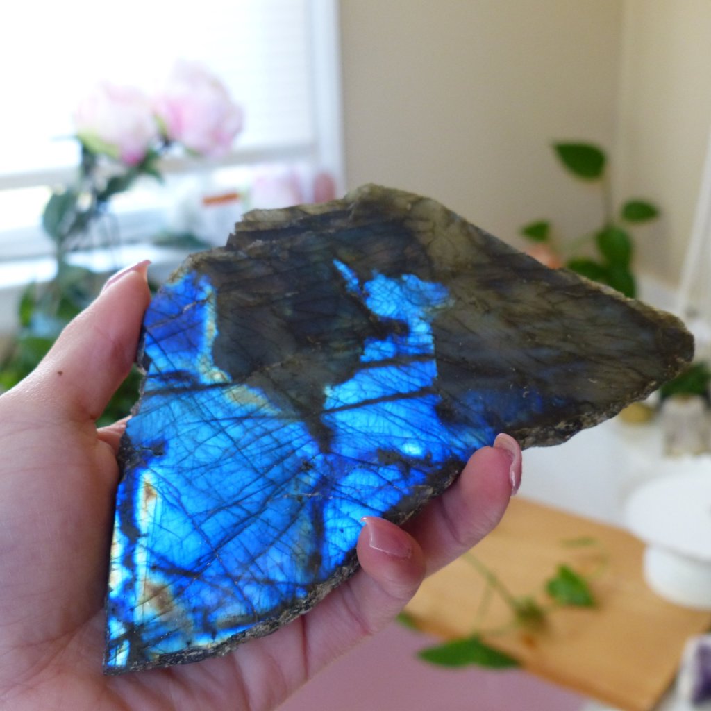 Labradorite Slab, Both Sides Polished (#19) - Simply Affinity