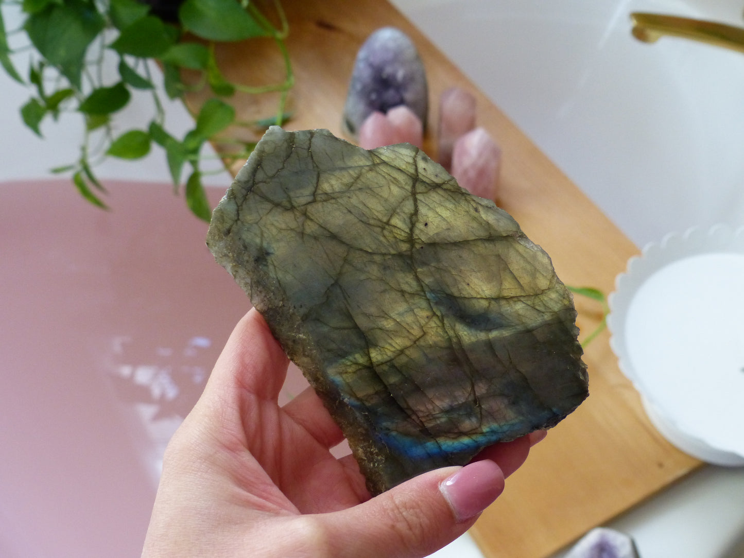 Labradorite Slab, Both Sides Polished (#18)