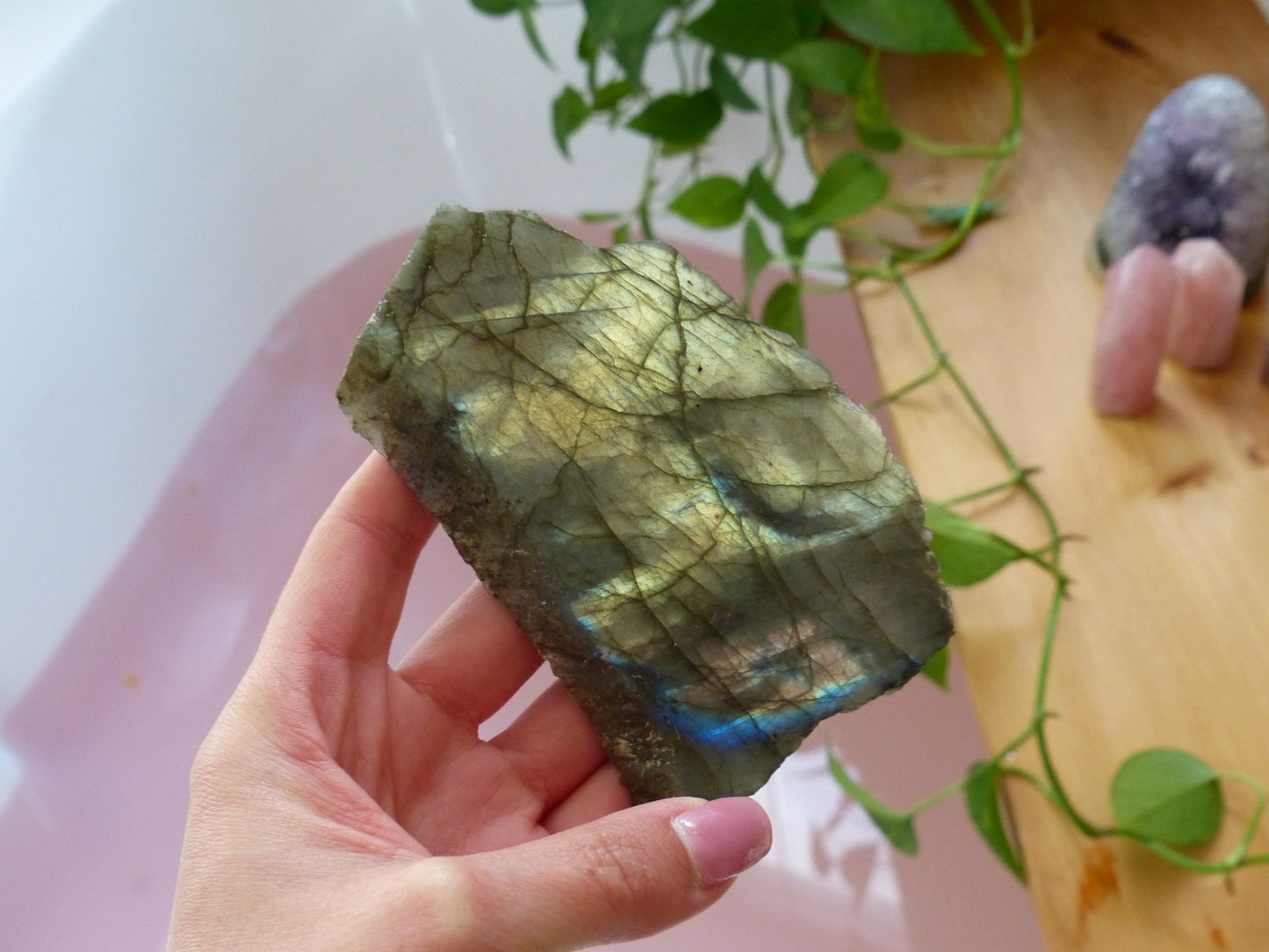 Labradorite Slab, Both Sides Polished (#18)