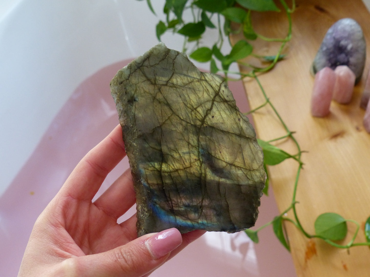 Labradorite Slab, Both Sides Polished (#18)