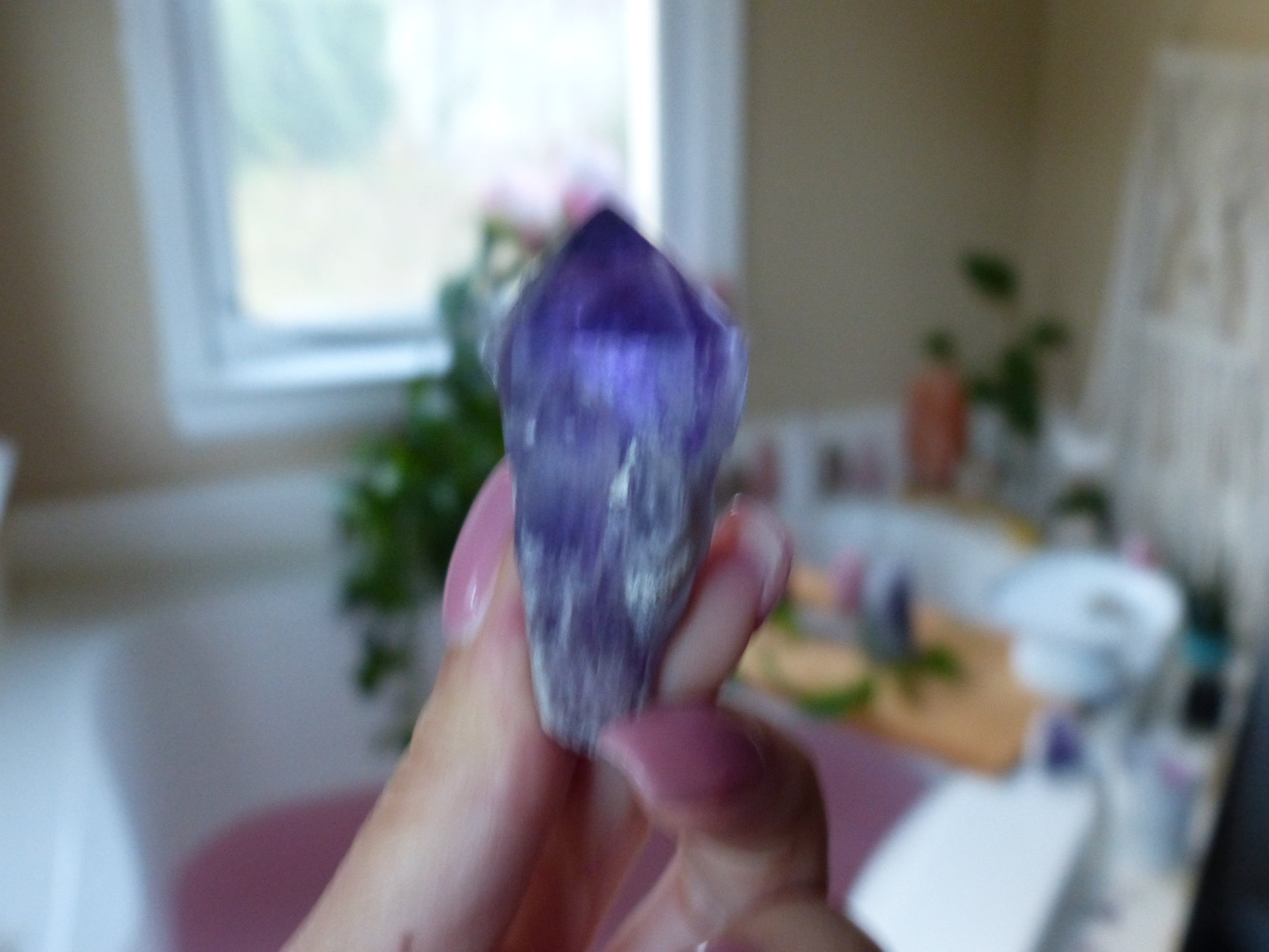 Amethyst Point, Amethyst Elestial Point from Brazil (#2) - Simply Affinity