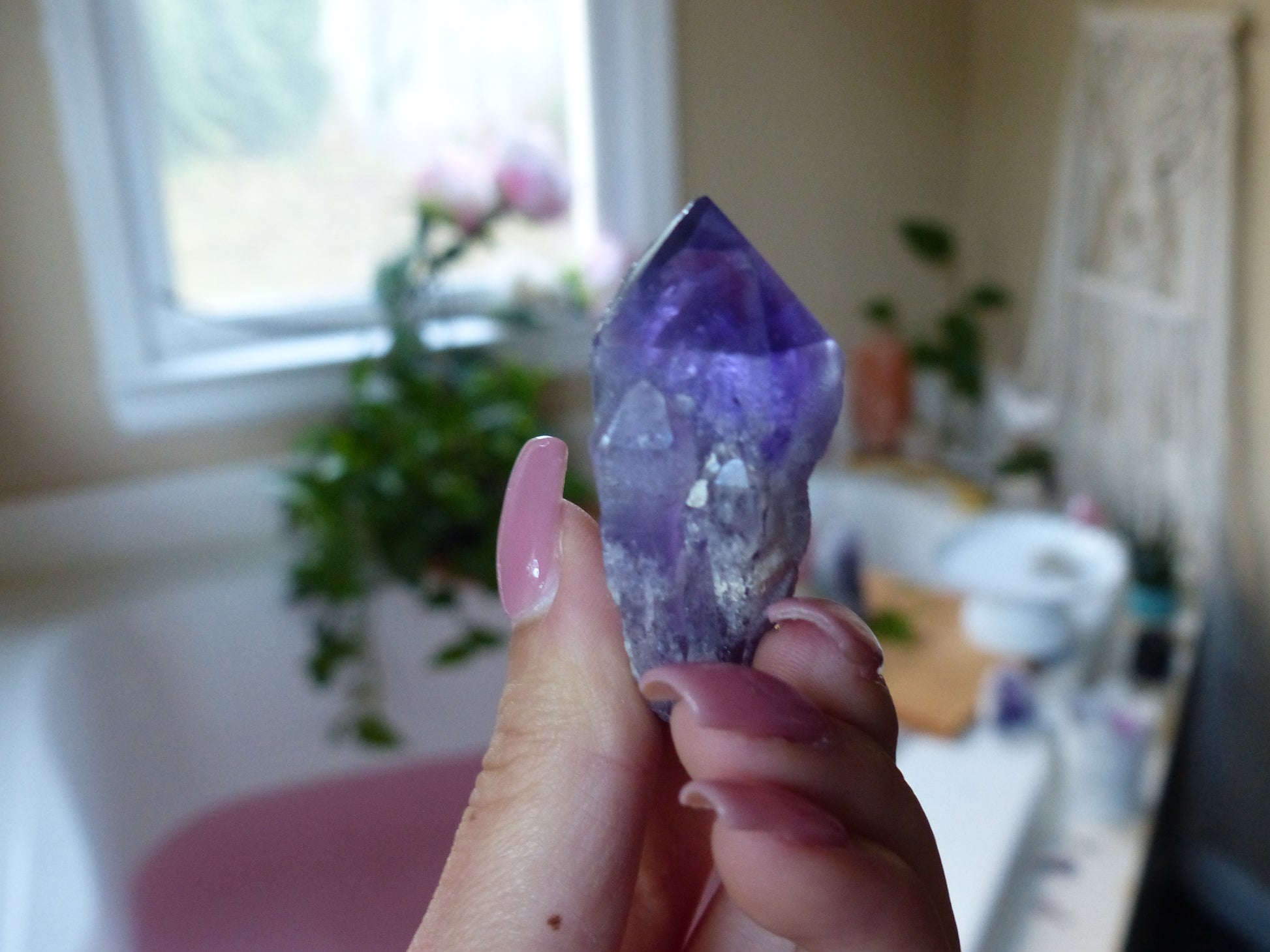Amethyst Point, Amethyst Elestial Point from Brazil (#2) - Simply Affinity